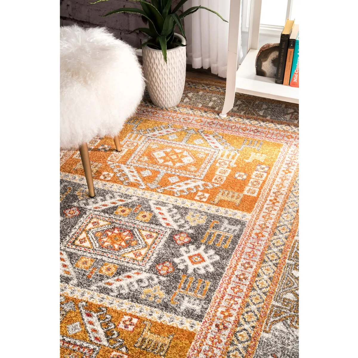 Nuloom Southwestern Bohemian Tribal Area Rug