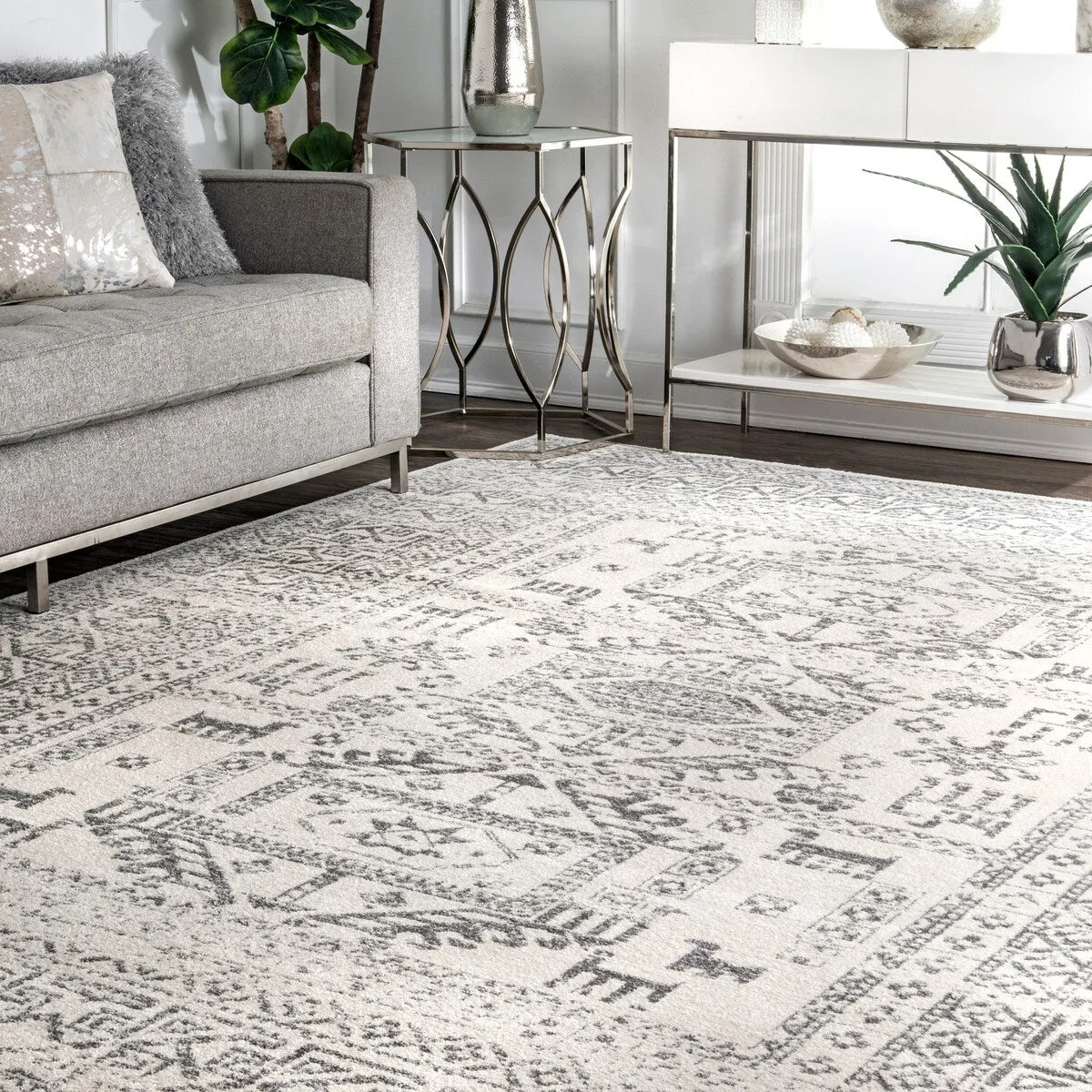 Nuloom Southwestern Bohemian Tribal Area Rug