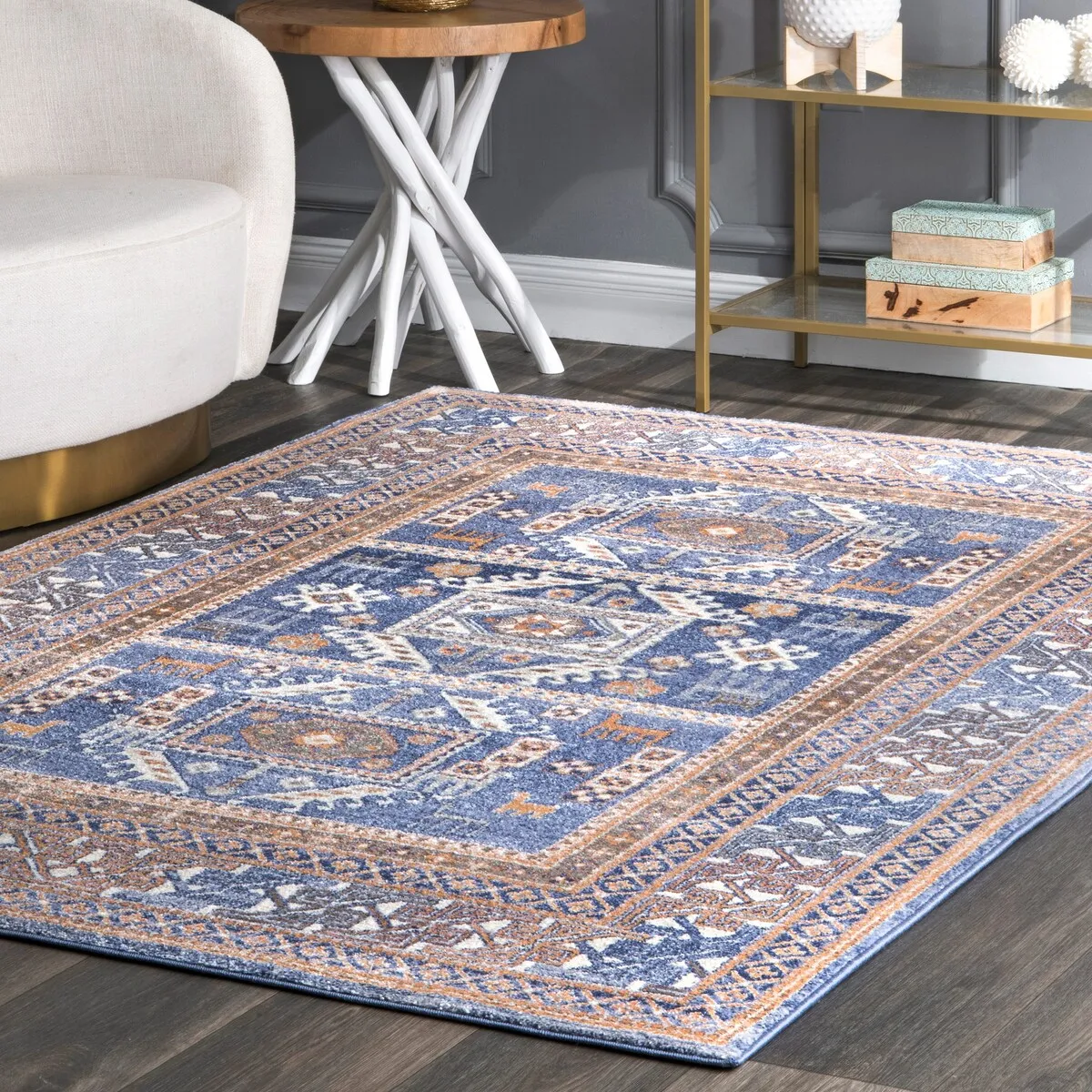 Nuloom Southwestern Bohemian Tribal Area Rug