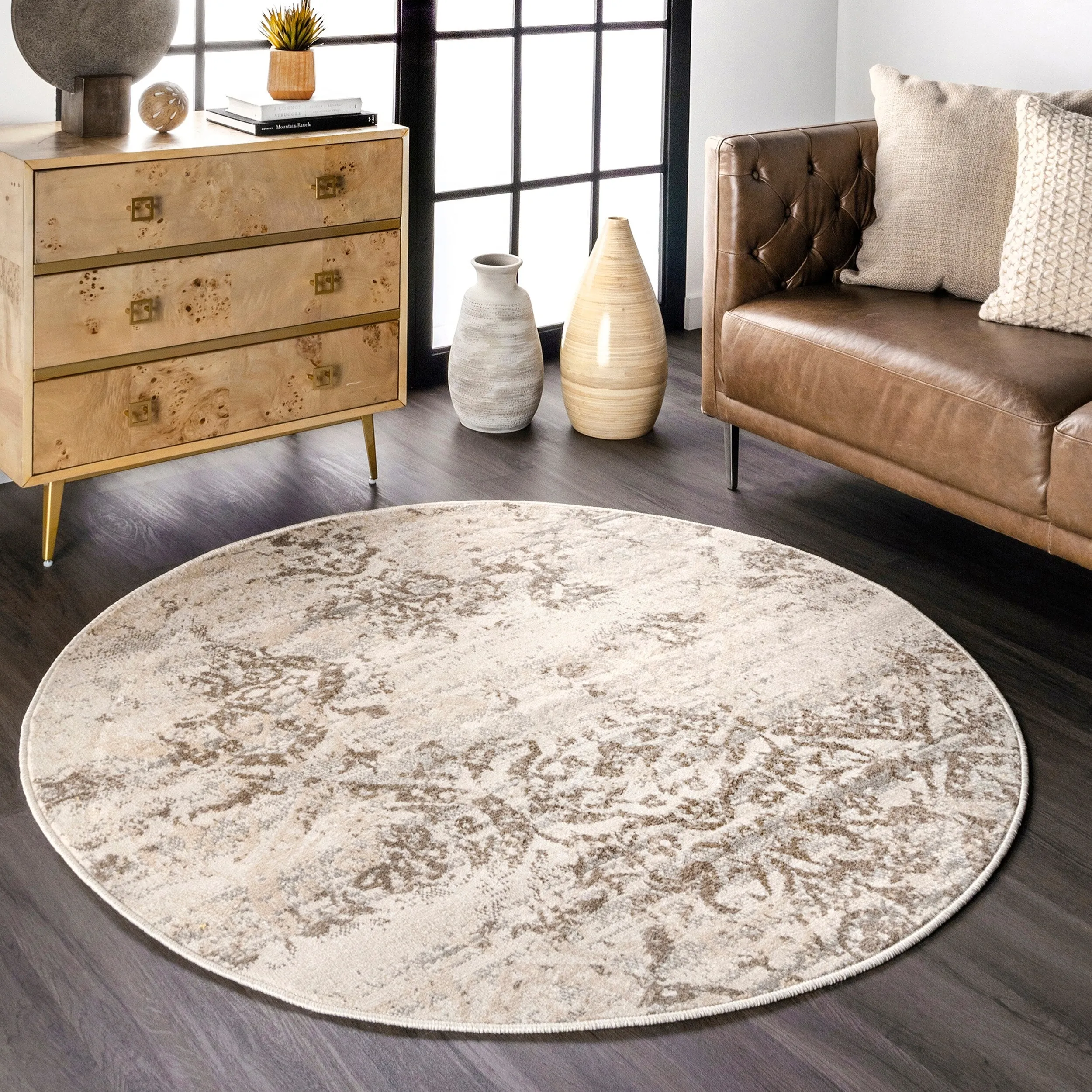 Nuloom Transitional Vintage Floral Marlow Area Rug