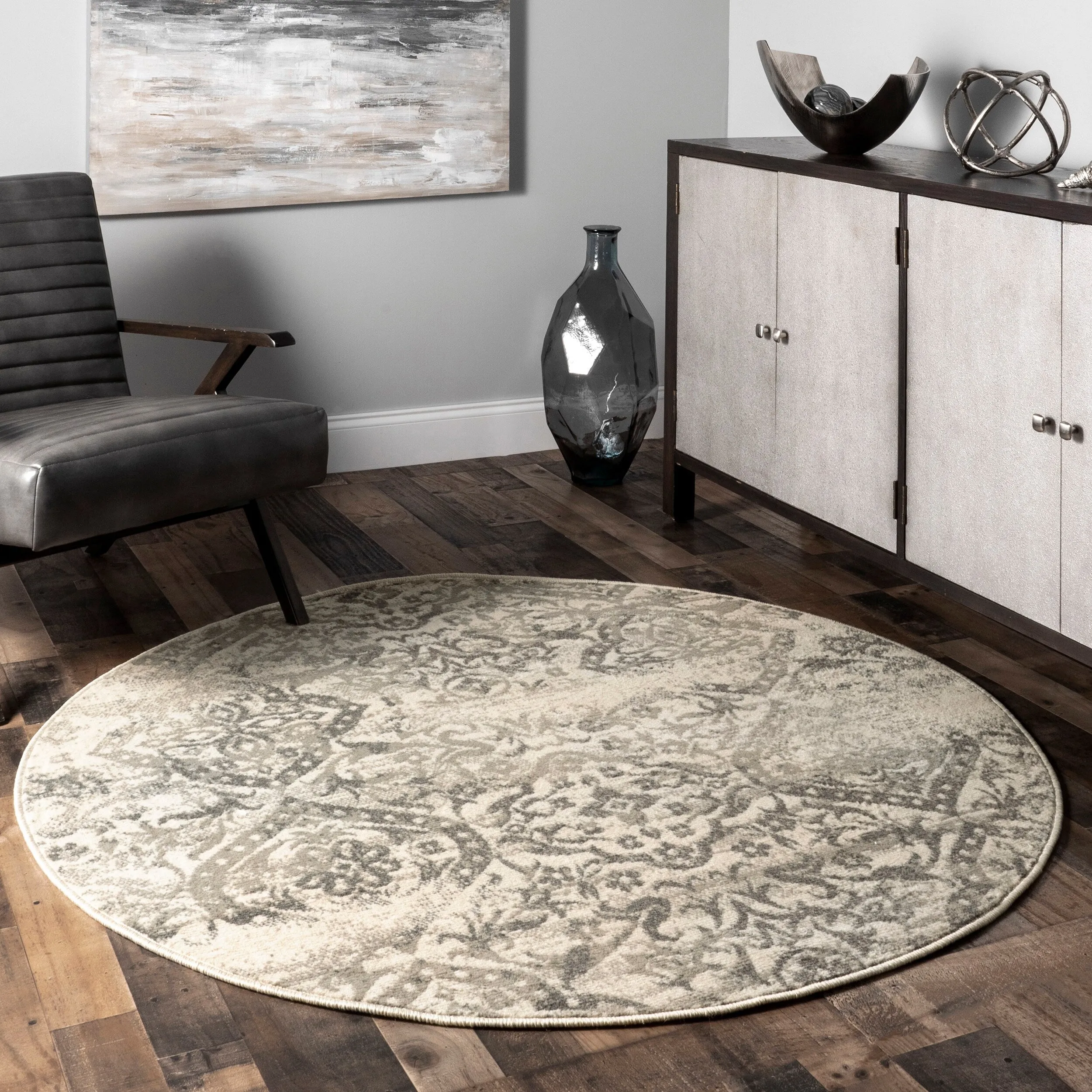 Nuloom Transitional Vintage Floral Marlow Area Rug