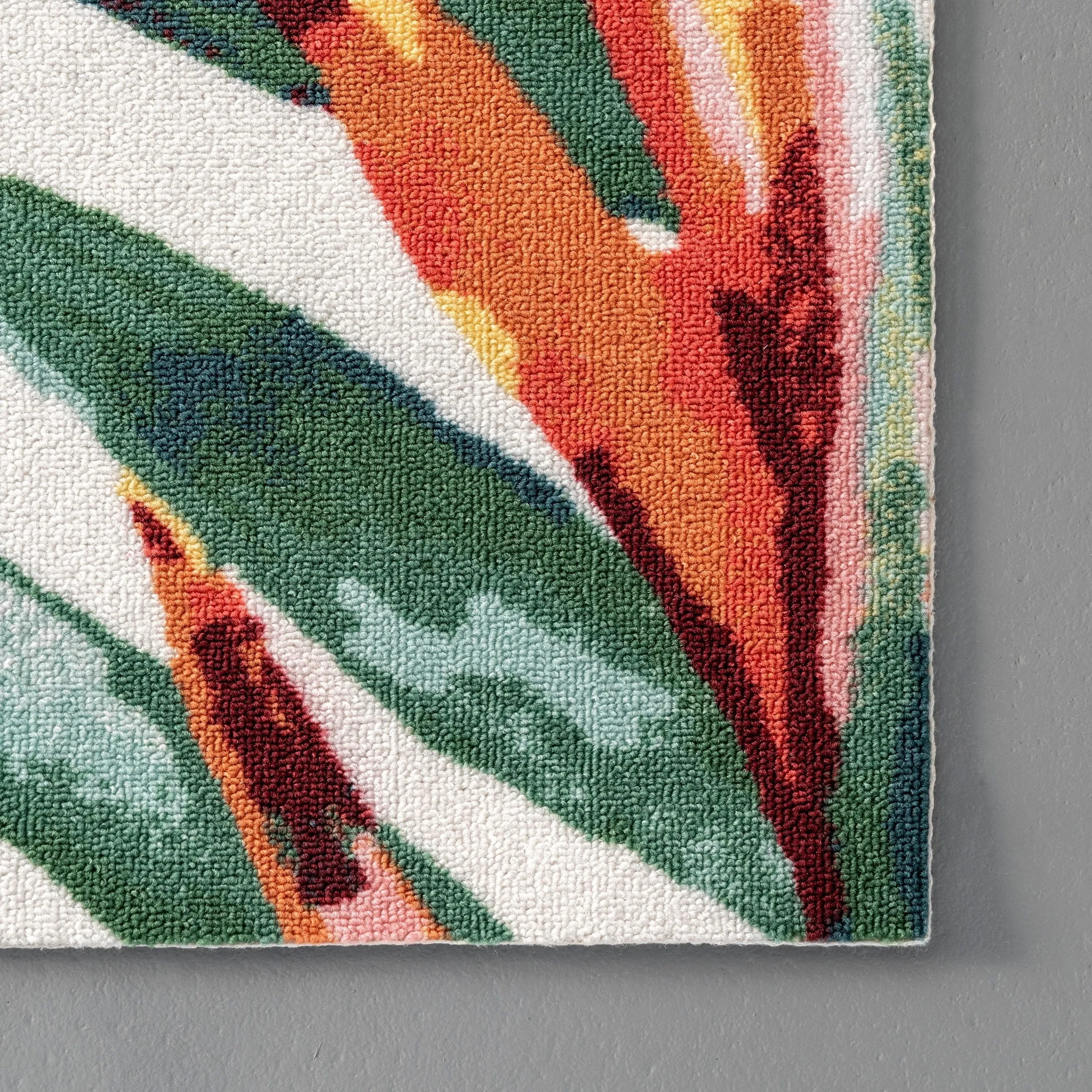 Nuloom Tropical Flamingo Indoor/ Outdoor Area Rug
