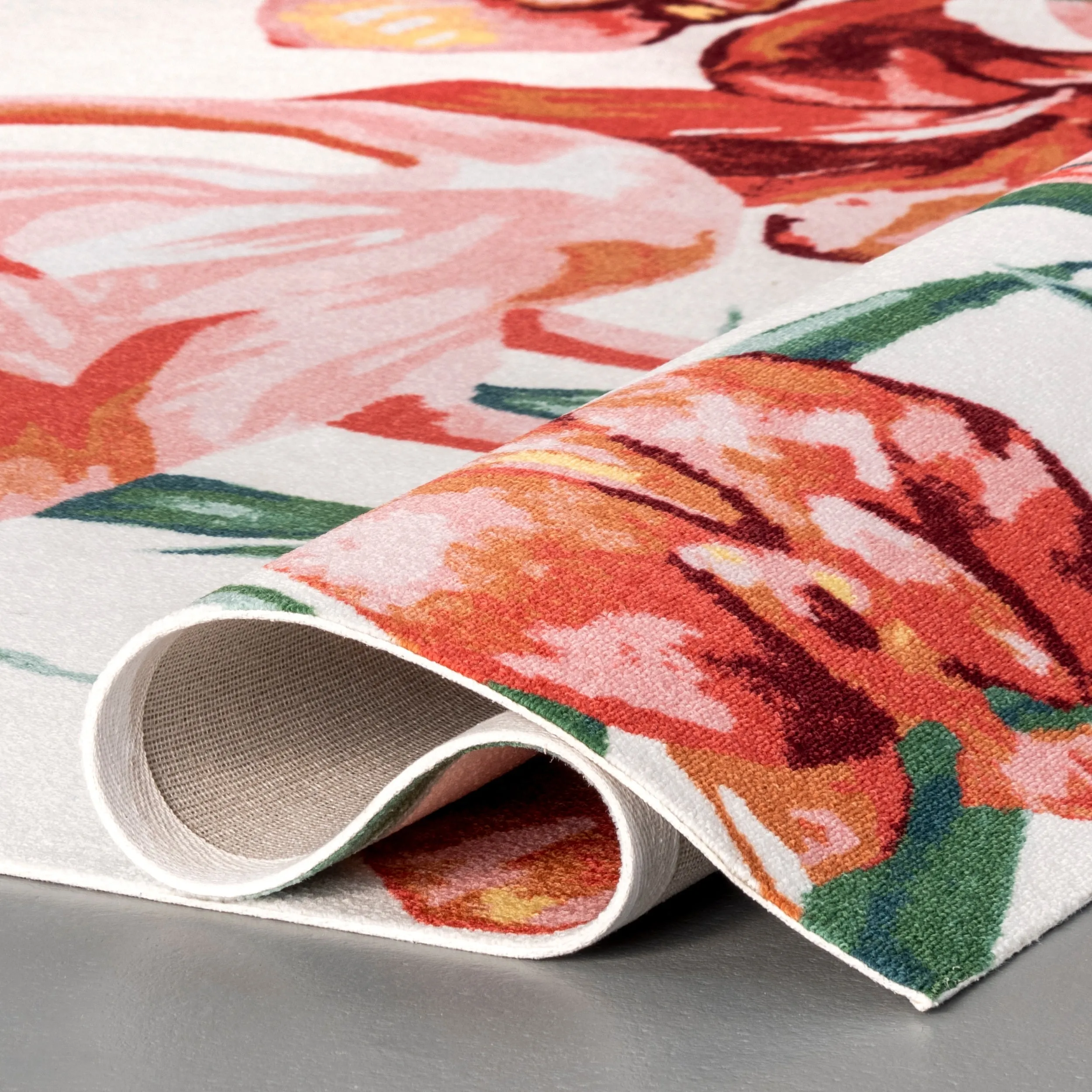 Nuloom Tropical Flamingo Indoor/ Outdoor Area Rug