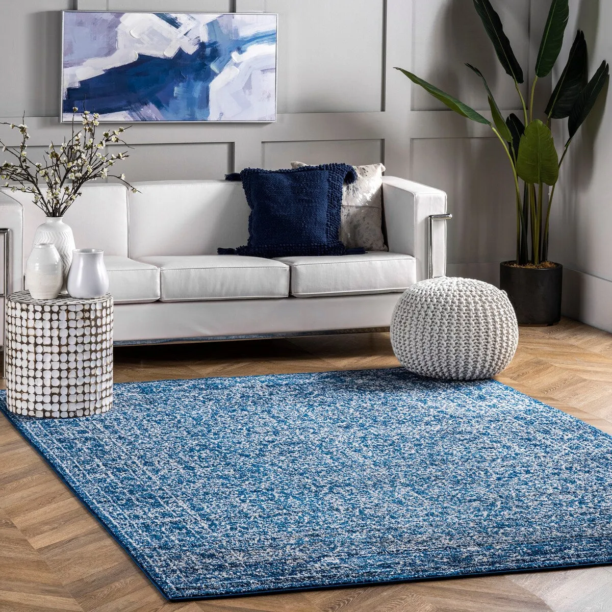 Nuloom Vintage Medieval Floral Area Rug