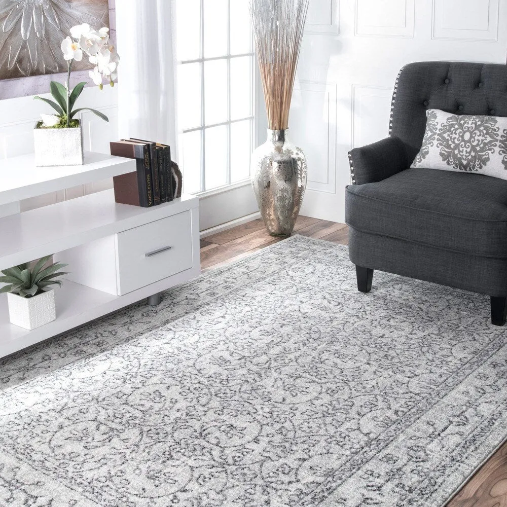Nuloom Vintage Medieval Floral Area Rug