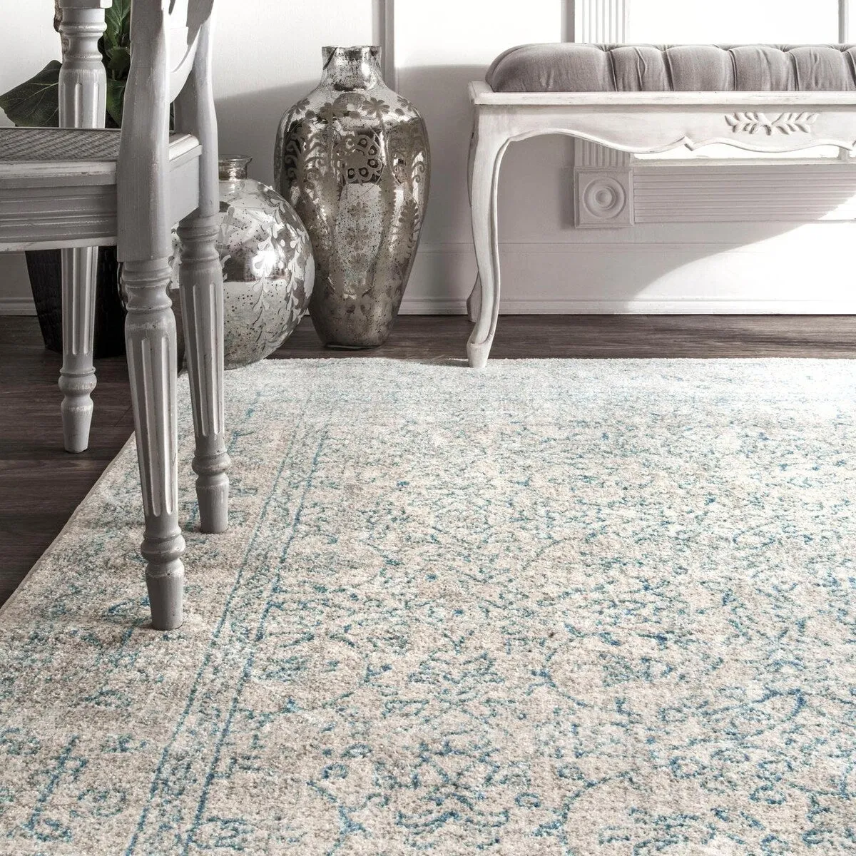 Nuloom Vintage Medieval Floral Area Rug
