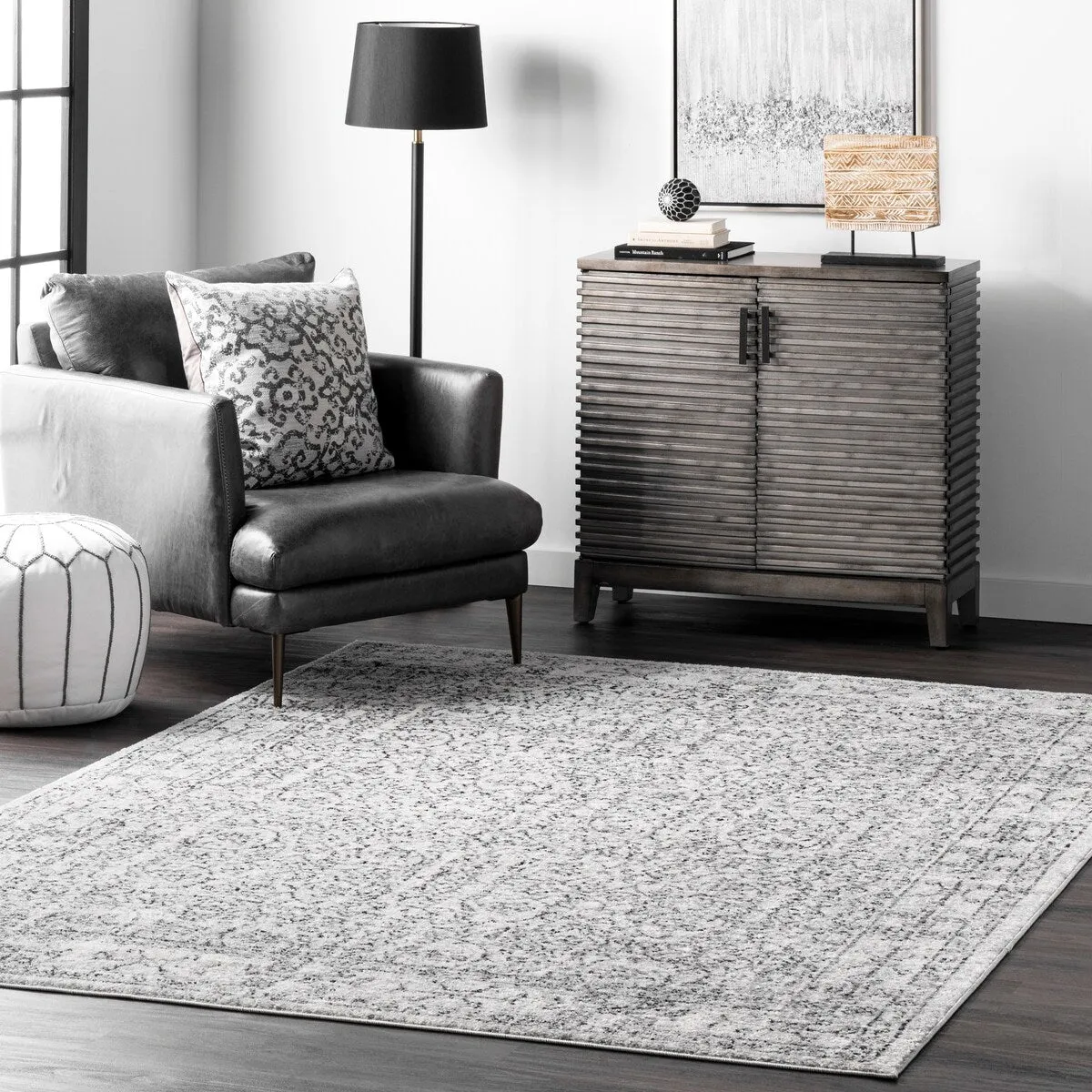 Nuloom Vintage Medieval Floral Area Rug