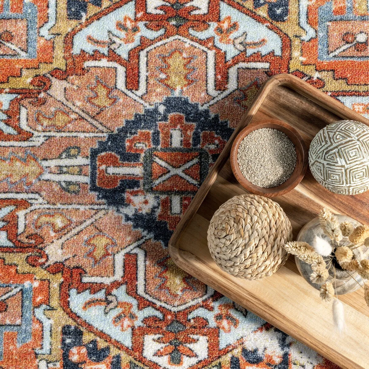 Nuloom Vintage Tribal Aztec Ornamental Area Rug