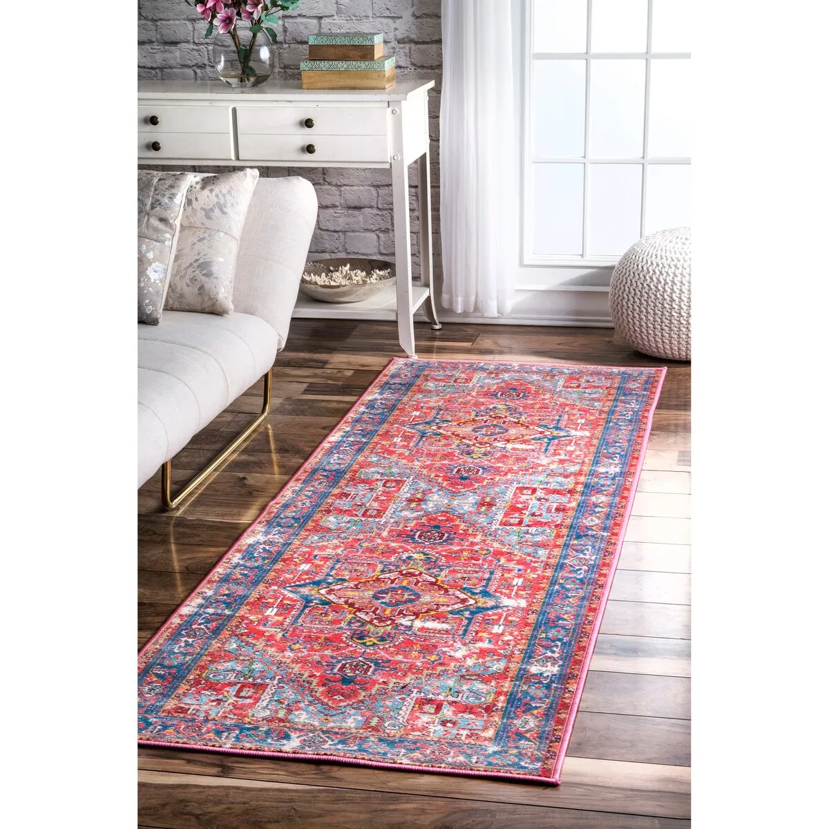 Nuloom Vintage Tribal Aztec Ornamental Area Rug