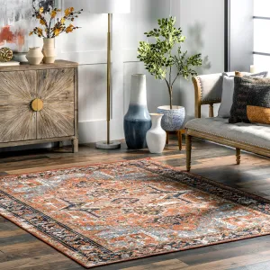 Nuloom Vintage Tribal Aztec Ornamental Area Rug