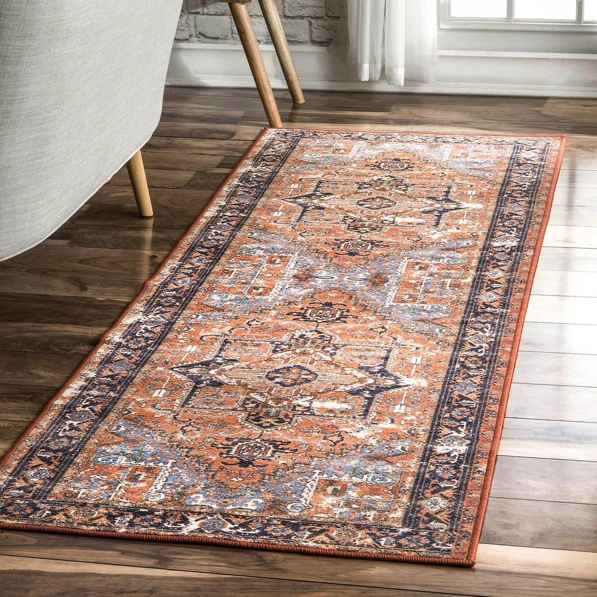 Nuloom Vintage Tribal Aztec Ornamental Area Rug