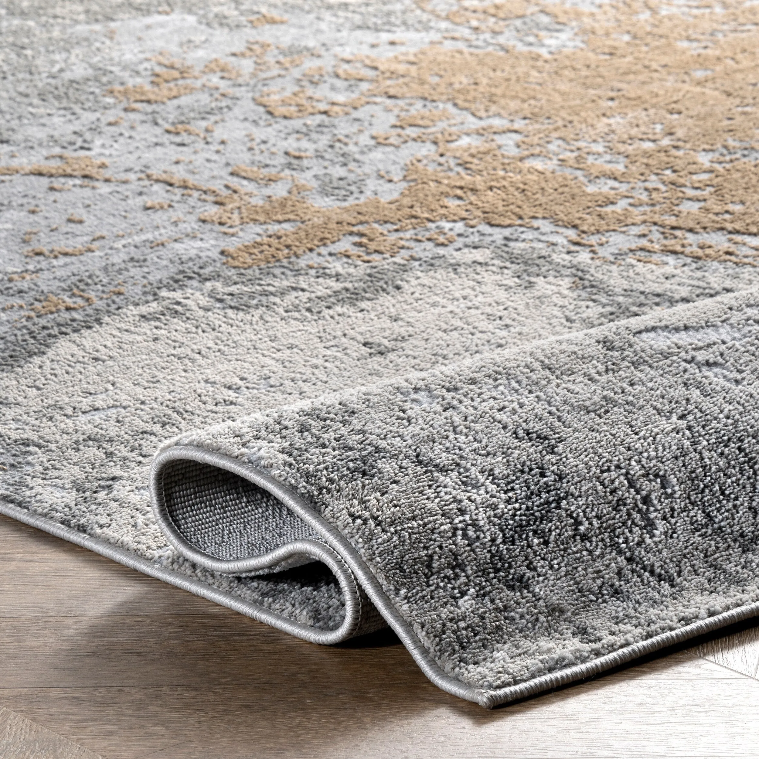 Nuloom Violet Abstract Area Rug