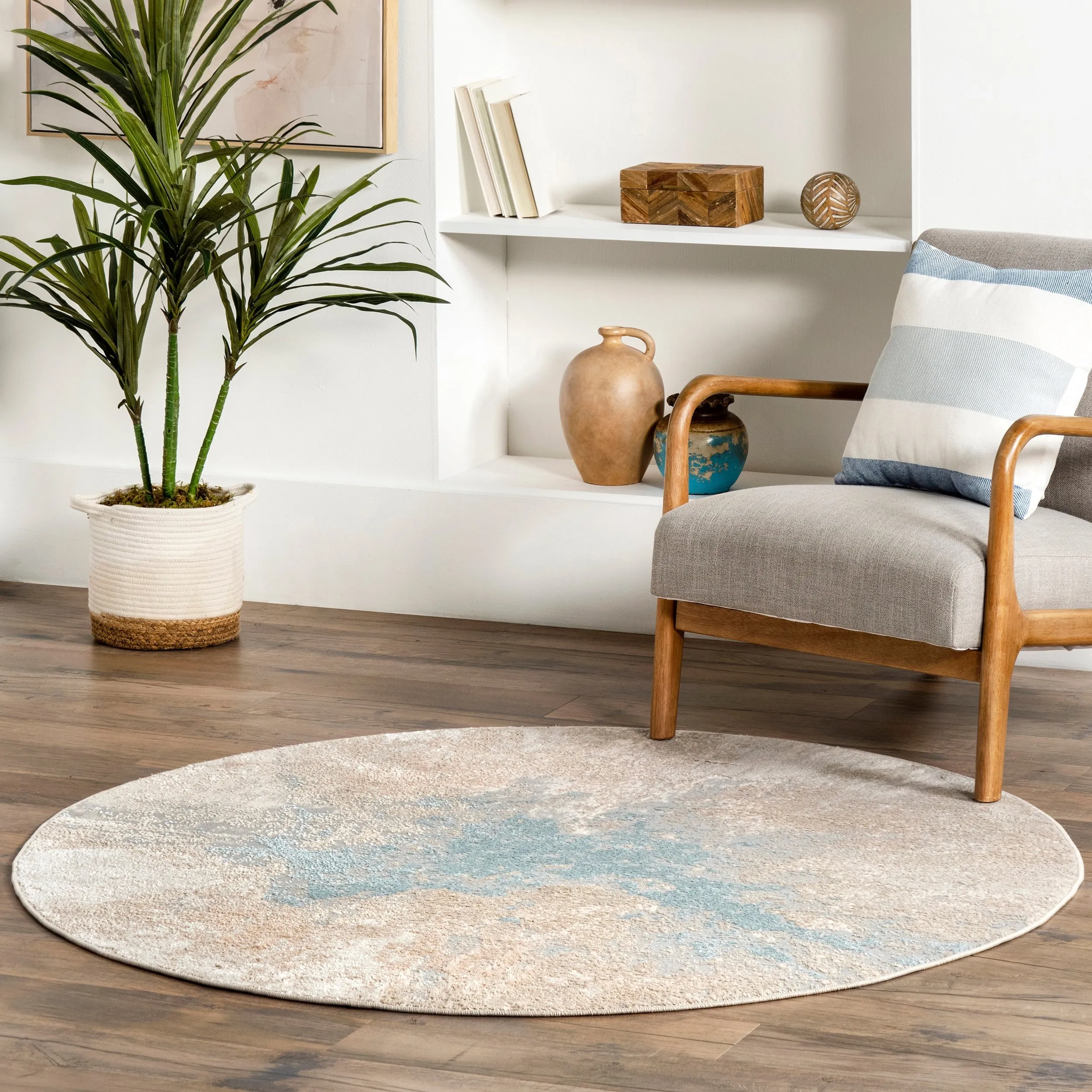 Nuloom Violet Abstract Area Rug