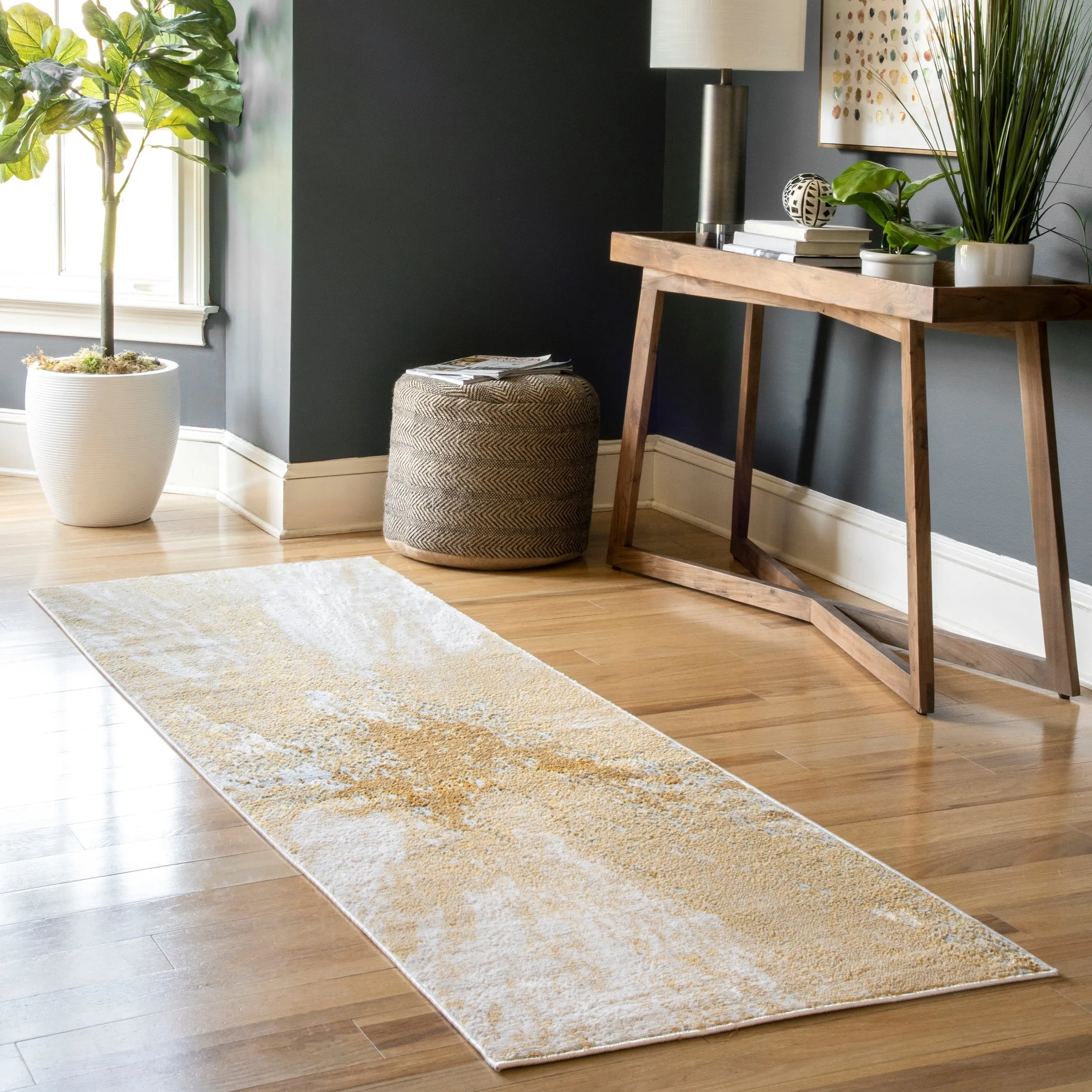 Nuloom Violet Abstract Area Rug