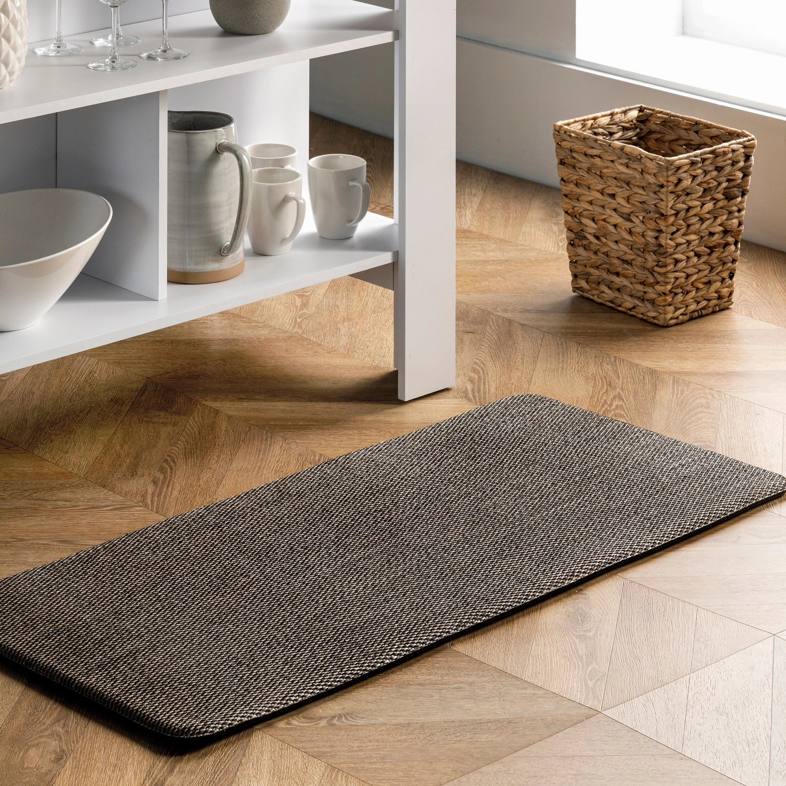 Nuloom Casual Braided Anti Fatigue Kitchen or Laundry Room Comfort Mat