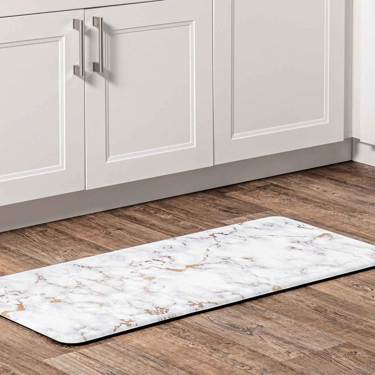 Nuloom Modern Marble Anti Fatigue Kitchen or Laundry Room Comfort Mat