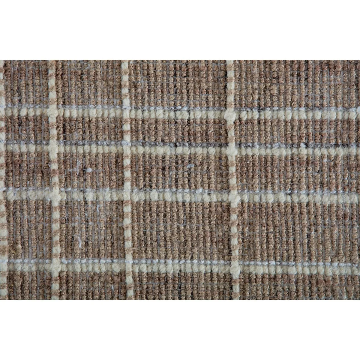 Okemah Jute and Ivory Wool Area Rug