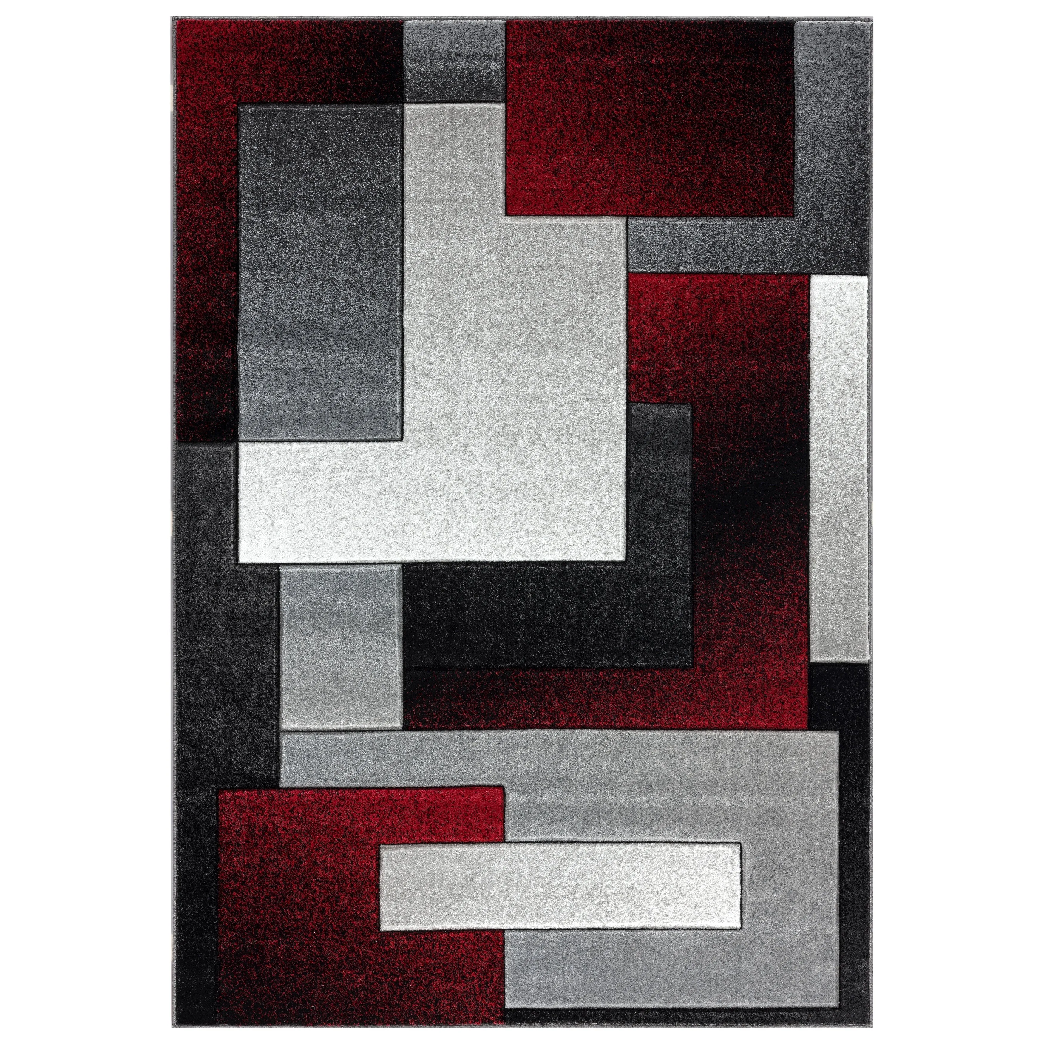 Orelsi Collection Abstract Area Rug