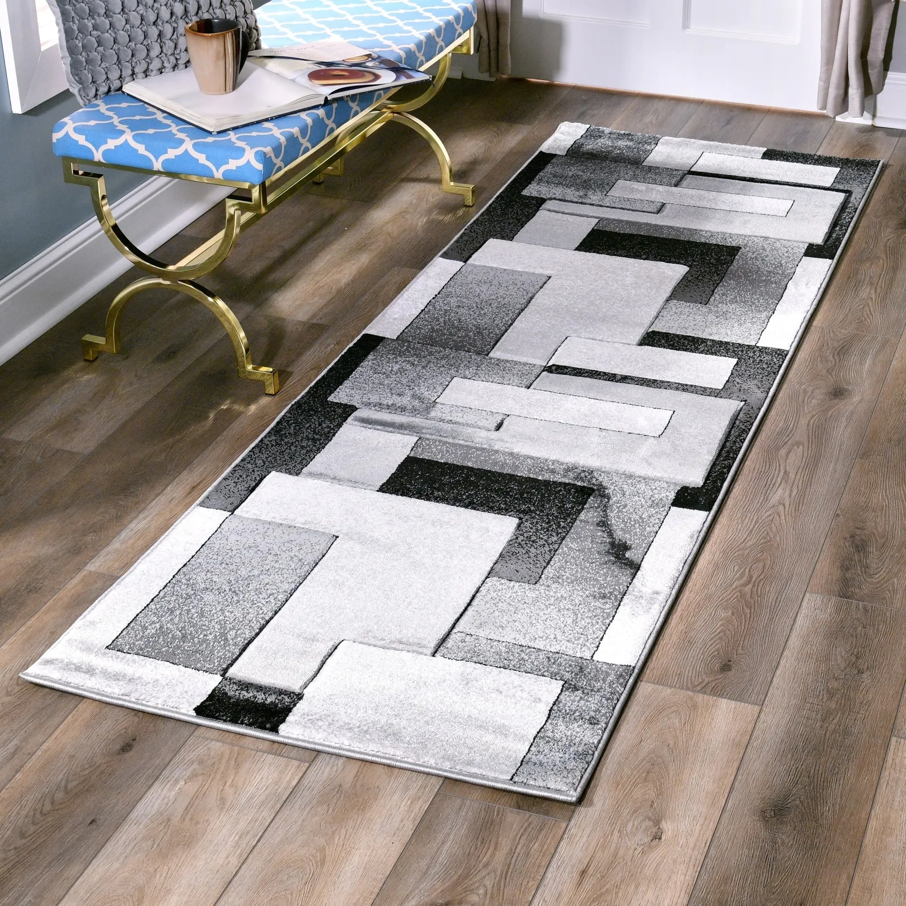 Orelsi Collection Abstract Area Rug