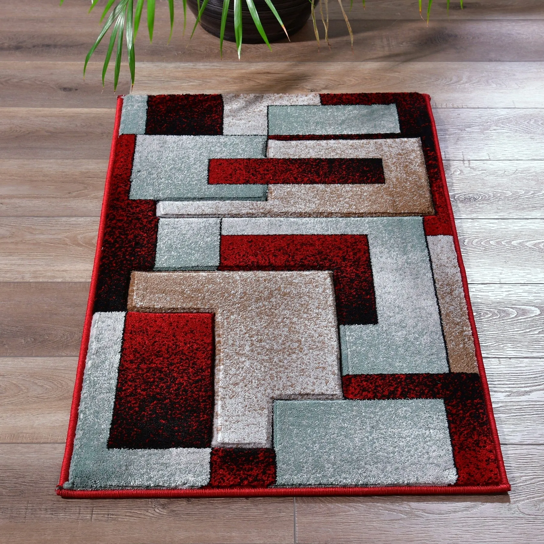 Orelsi Collection Abstract Area Rug