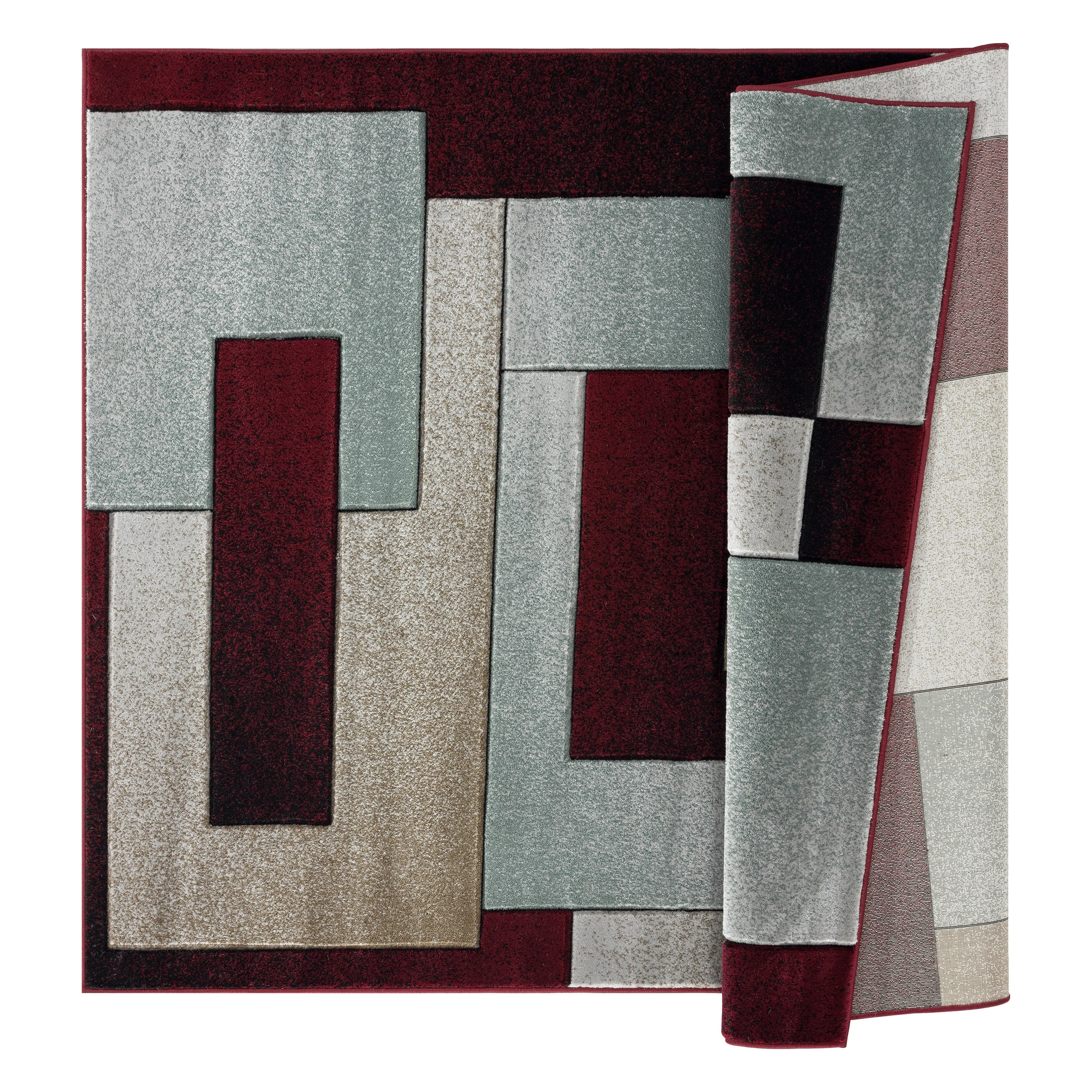 Orelsi Collection Abstract Area Rug