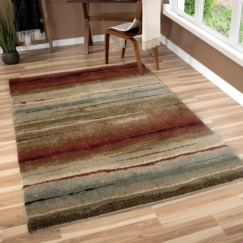 Orian Rugs Carolina Wild Dusk to Dawn Stain Resistant Area Rug
