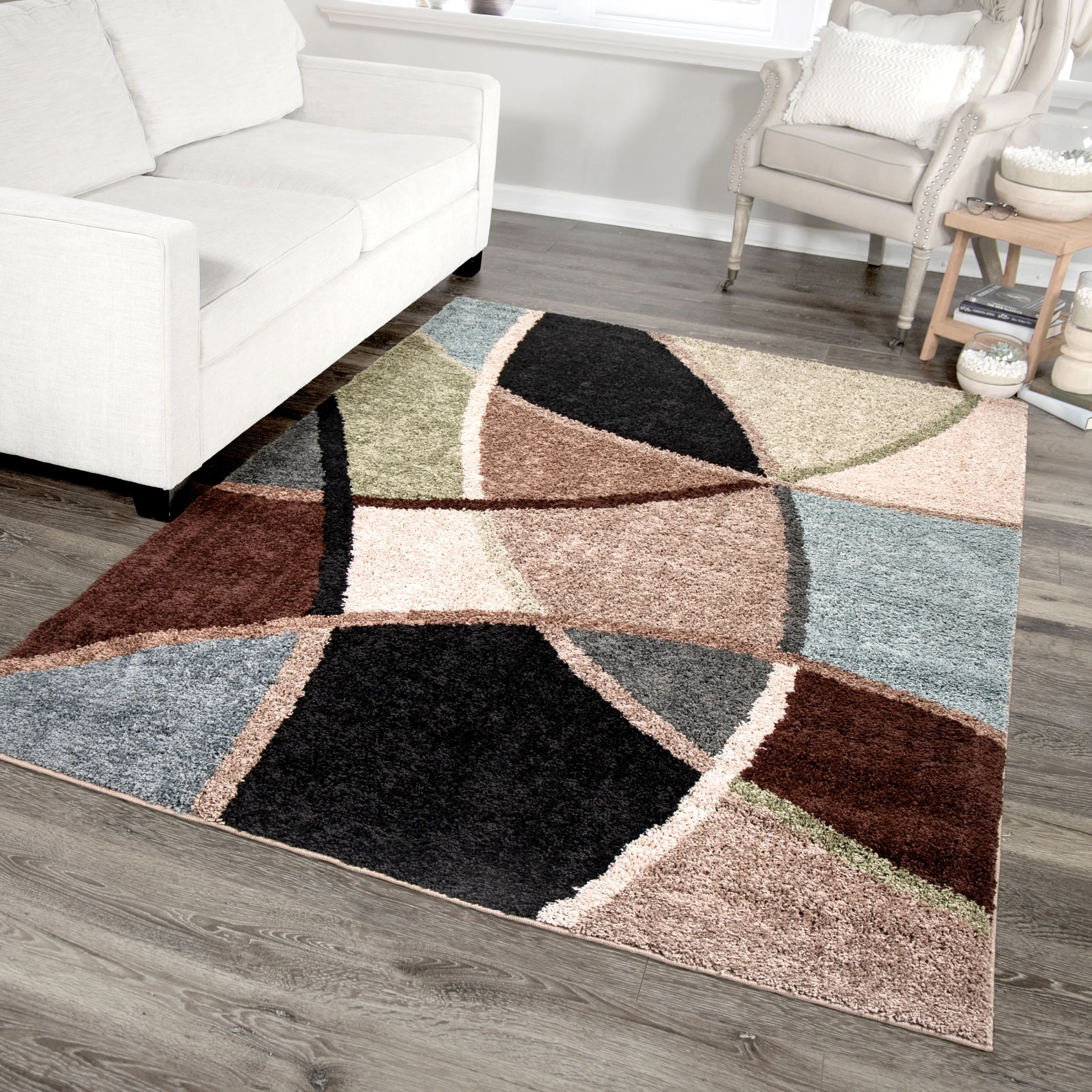 Orian Rugs Shagadelic Multi Divulge Area Rug