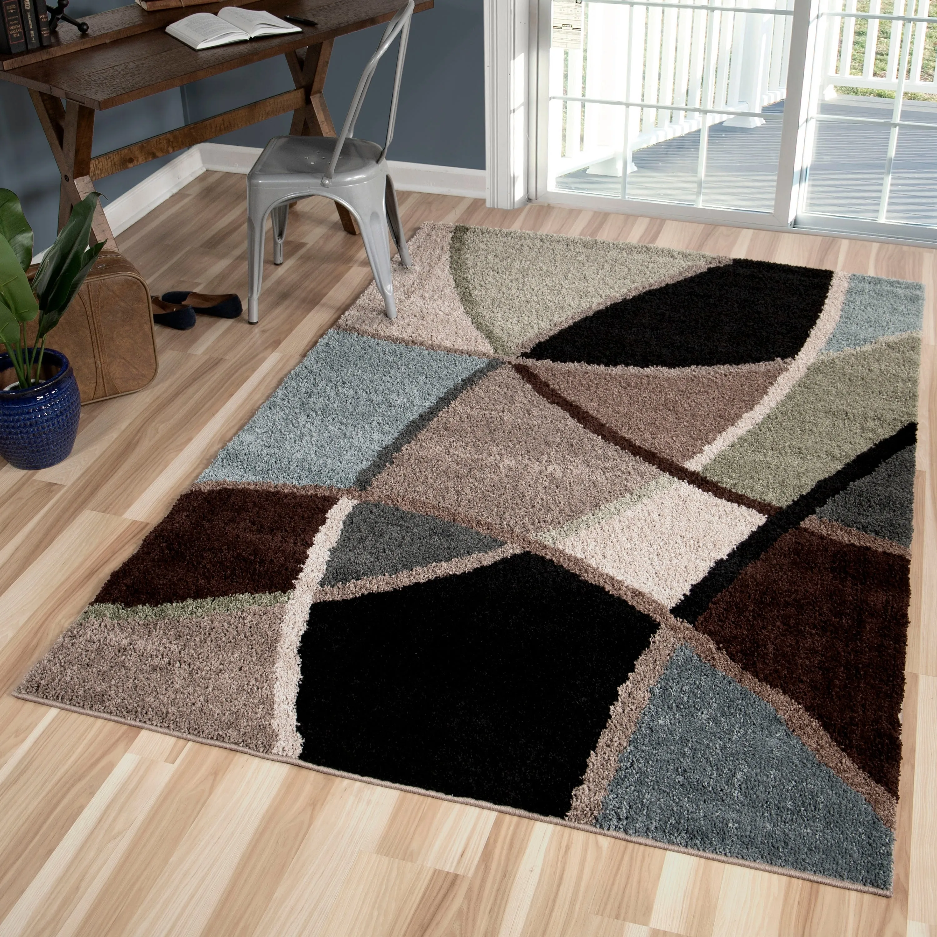 Orian Rugs Shagadelic Multi Divulge Area Rug
