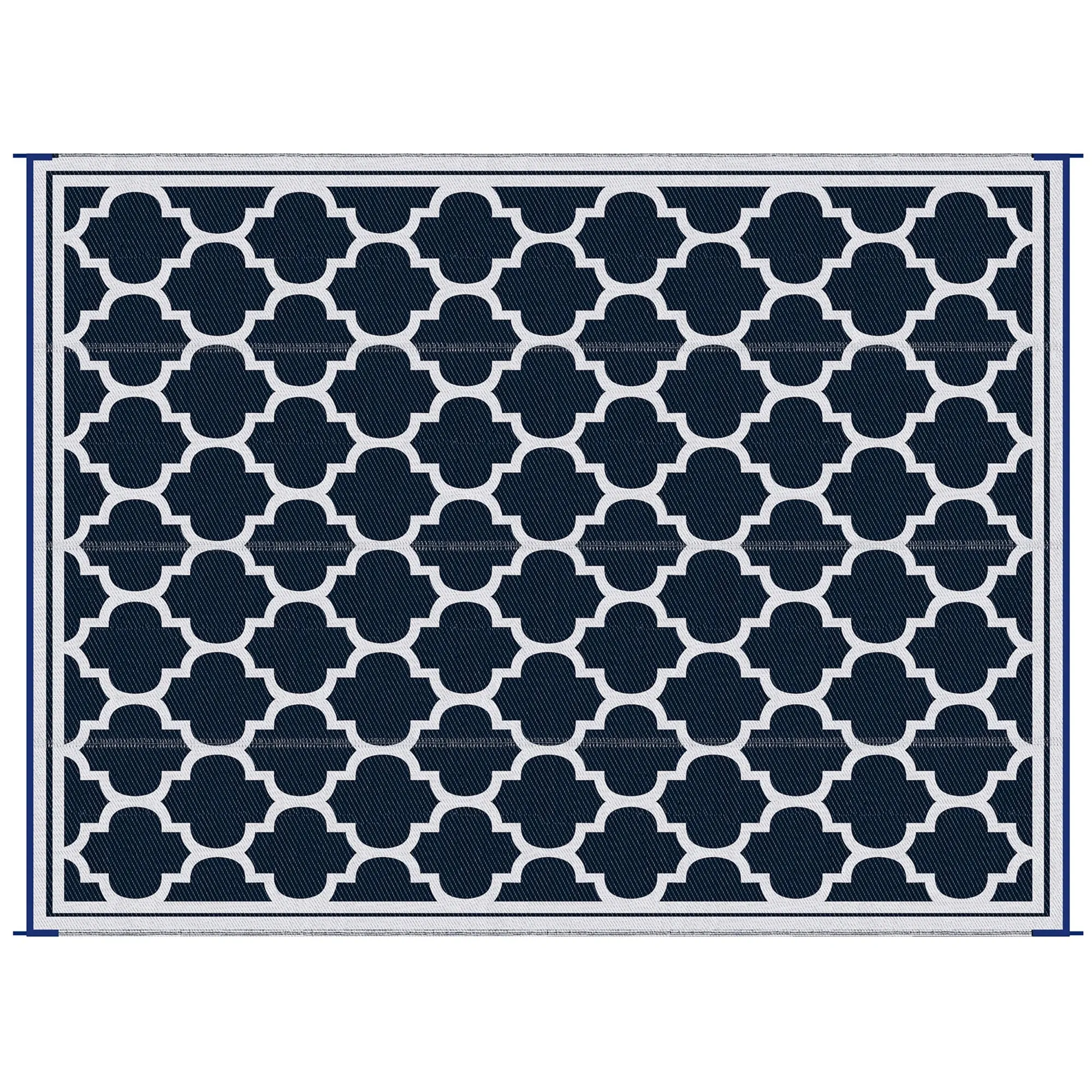 Outsunny Reversible Outdoor RV Rug. Patio Floor Mat. Plastic Straw Rug for Backyard. Deck. Picnic. Beach. Camping