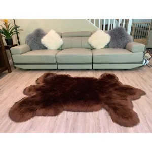 Ovella Home Premium Faux Bearskin Pelt Area Rug