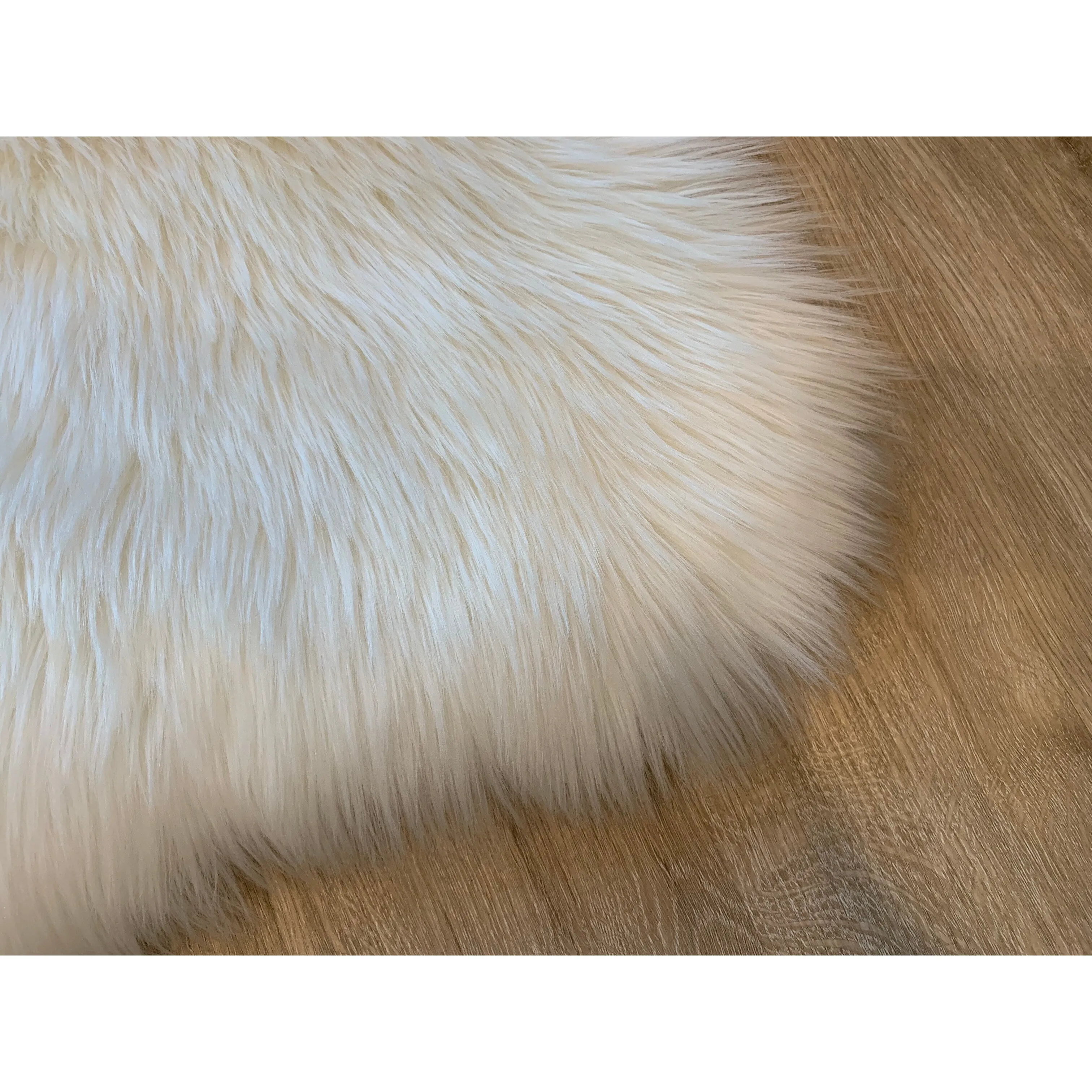 Ovella Home Premium Luxurious Faux Sheepskin 2-Pelt Plush Shag Runner Rug - 2' x 6' - 2' x 6'