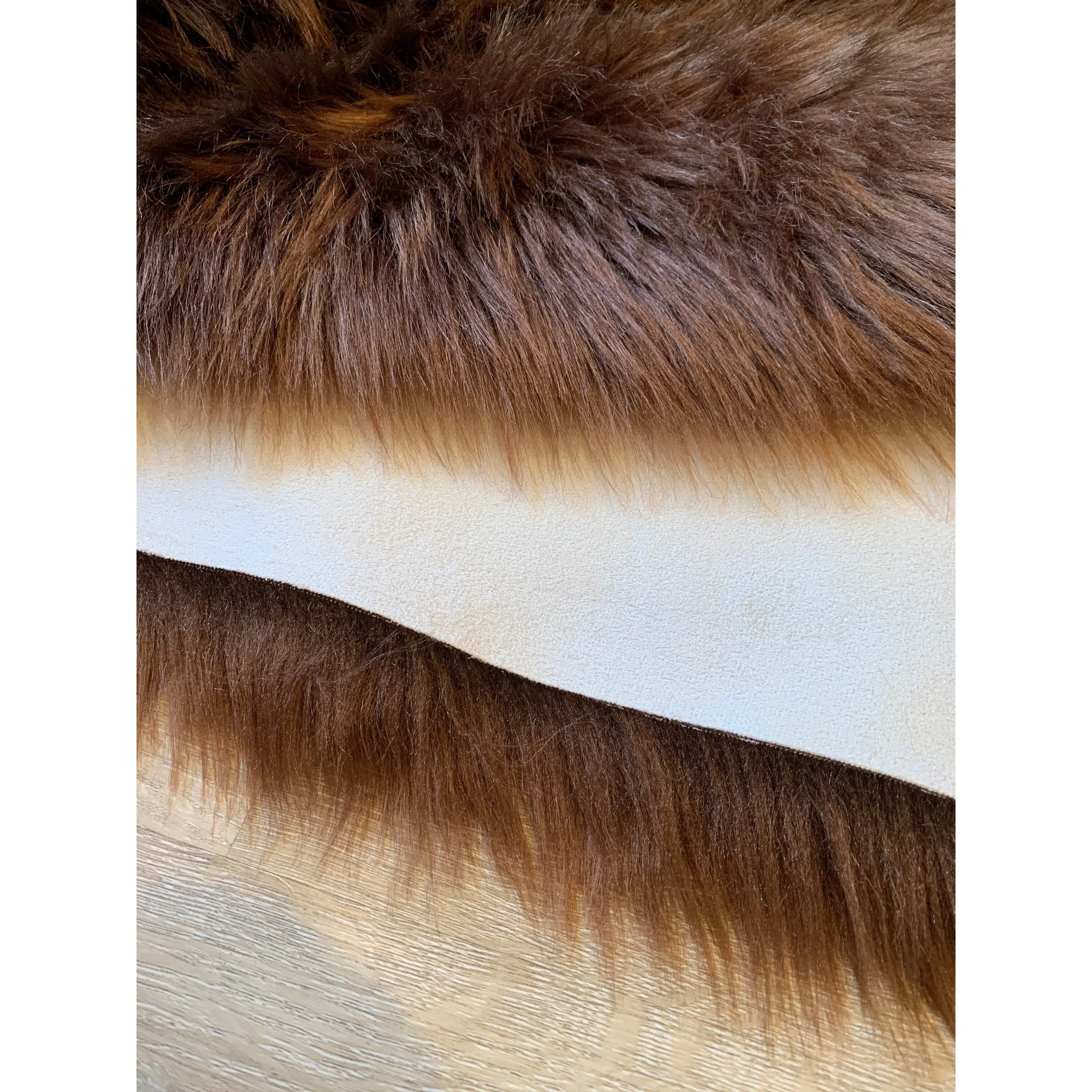 Ovella Home Premium Luxurious Faux Sheepskin 2-Pelt Plush Shag Runner Rug - 2' x 6' - 2' x 6'
