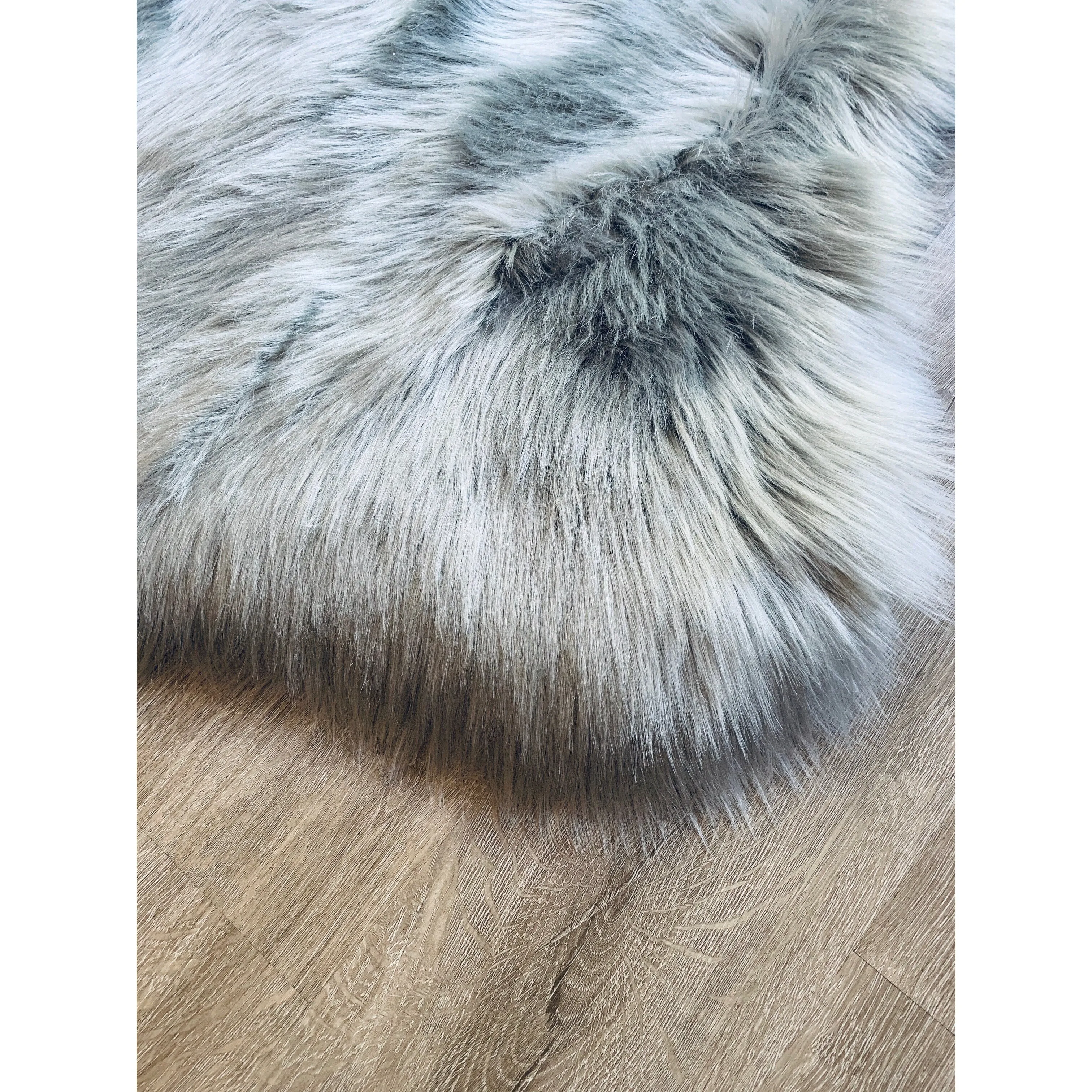 Ovella Home Premium Luxurious Faux Sheepskin 2-Pelt Plush Shag Runner Rug - 2' x 6' - 2' x 6'