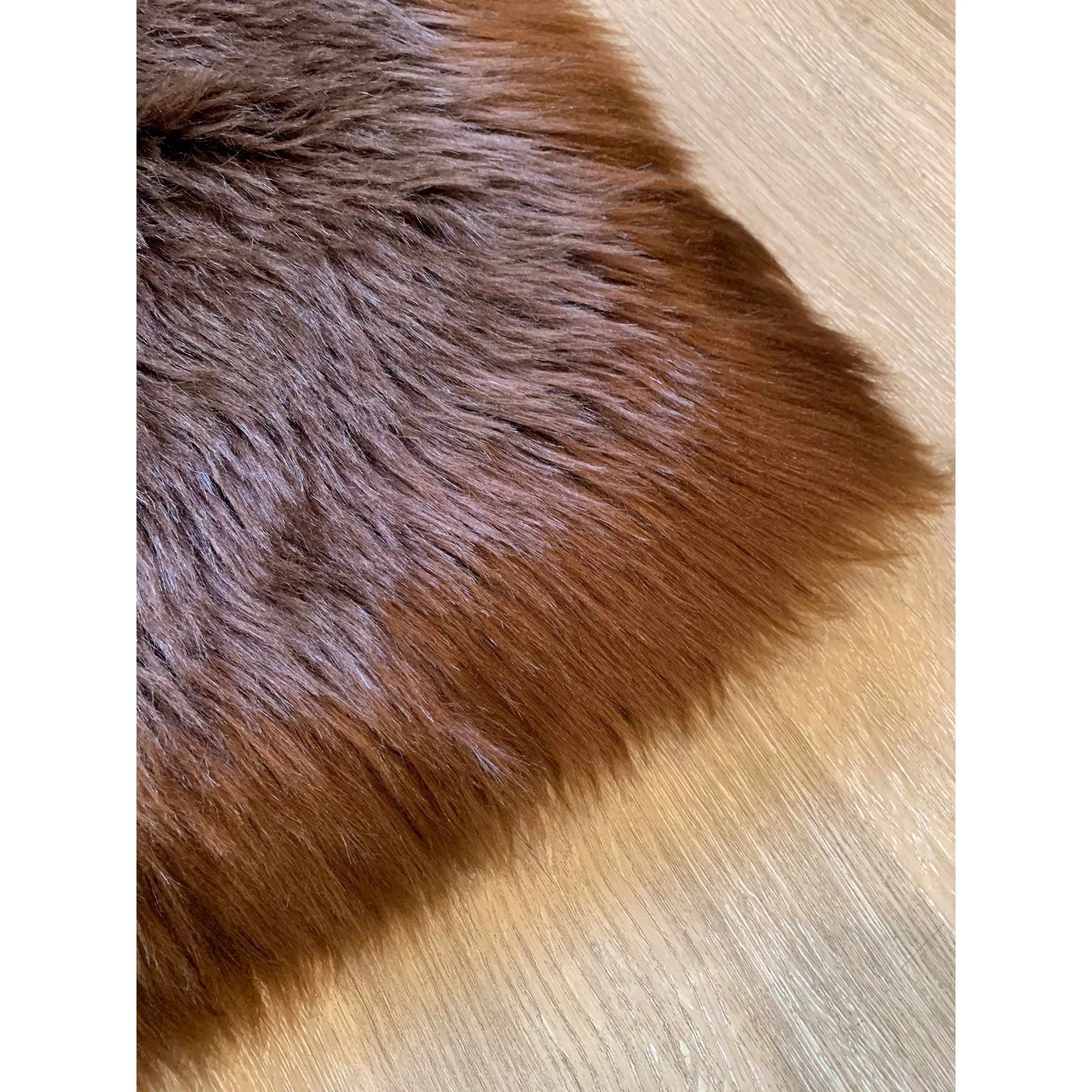 Ovella Home Premium Luxurious Faux Sheepskin 2-Pelt Plush Shag Runner Rug - 2' x 6' - 2' x 6'
