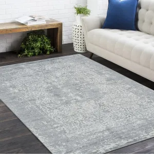 Overton Handmade Modern Contemporary Floral Area Rug