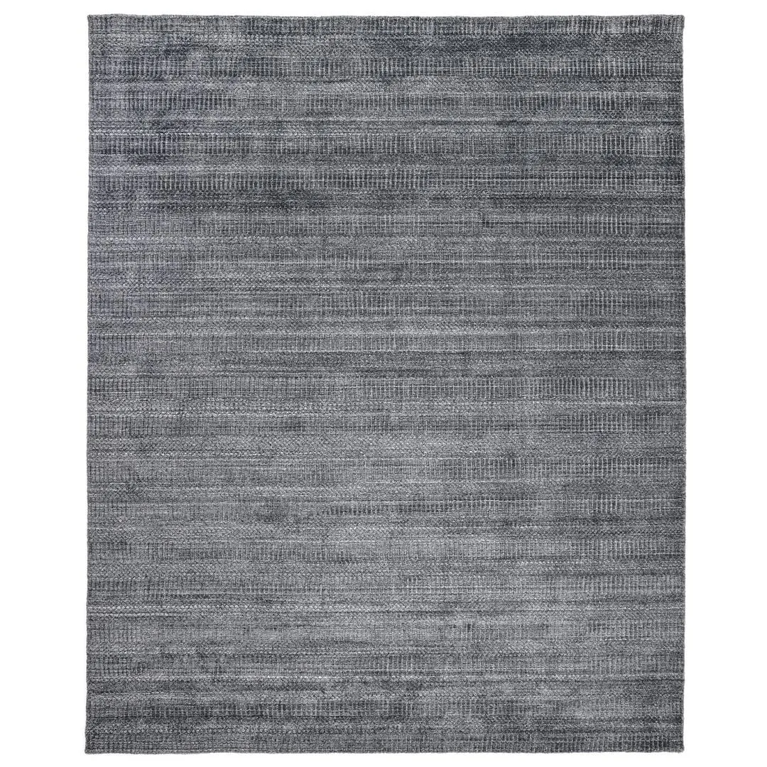 Overton Handmade Modern Contemporary Striped Area Rug