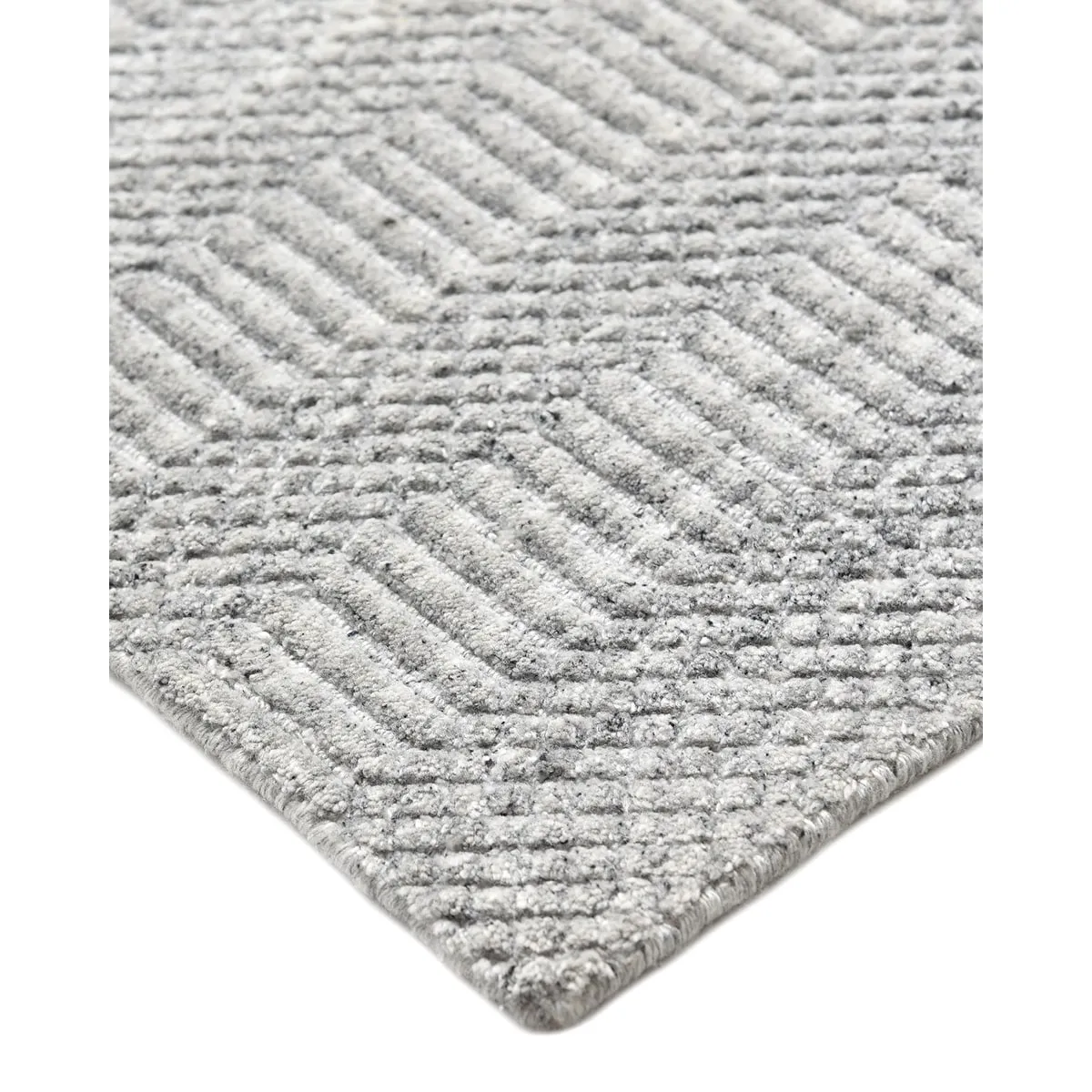 Overton Handmade Modern Contemporary Striped Area Rug