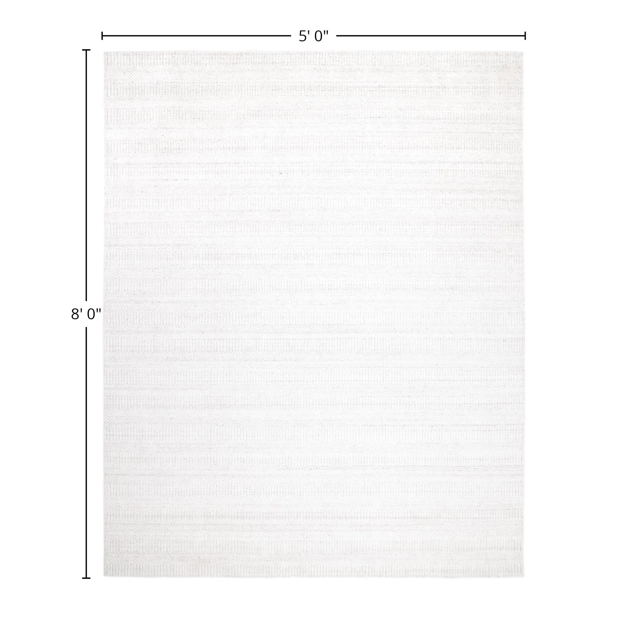 Overton Handmade Modern Contemporary Striped Area Rug