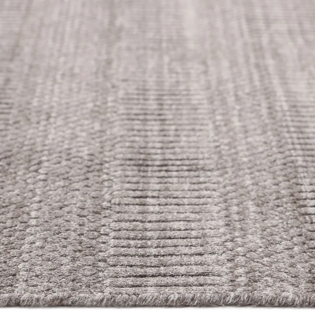 Overton Handmade Modern Contemporary Striped Area Rug