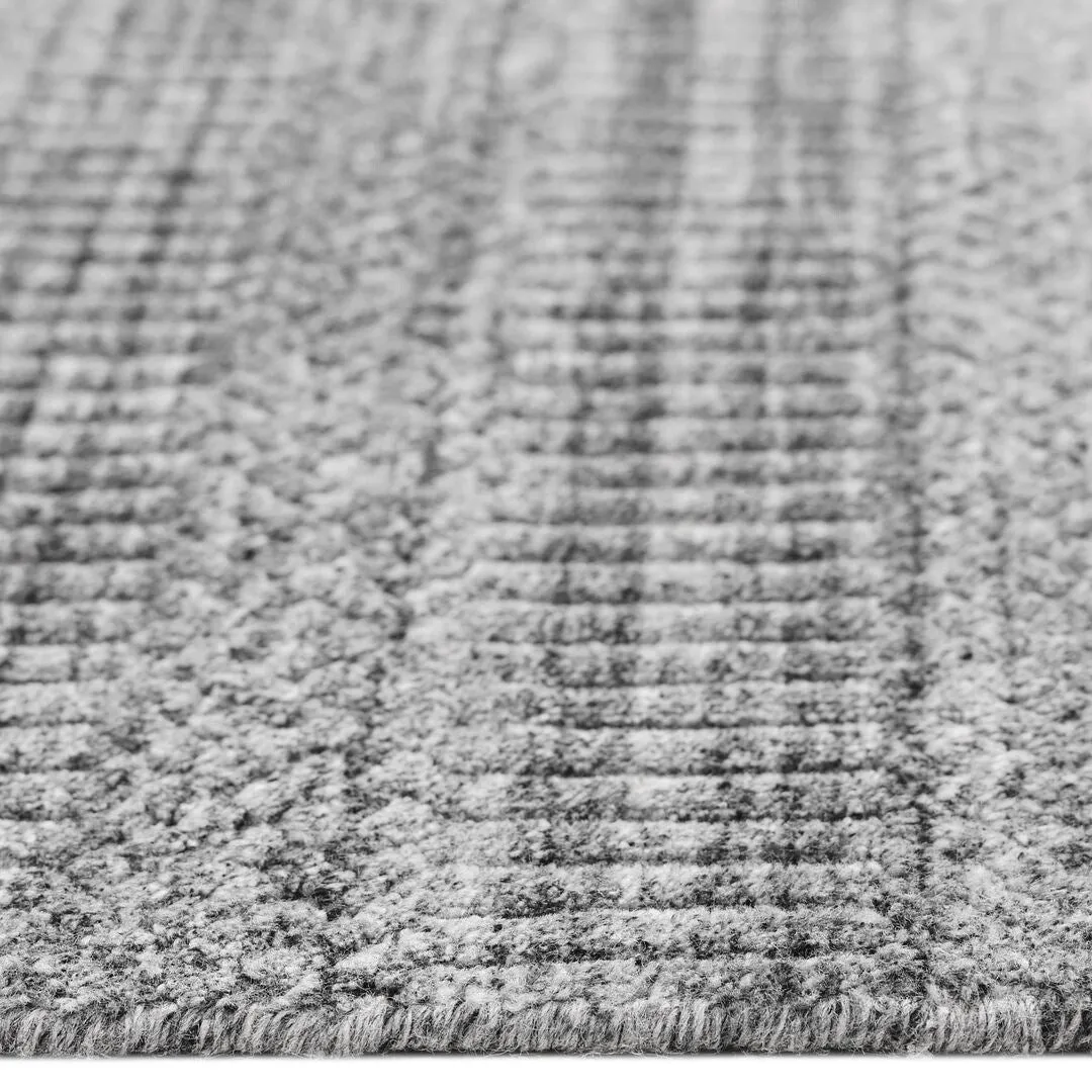 Overton Handmade Modern Contemporary Striped Area Rug