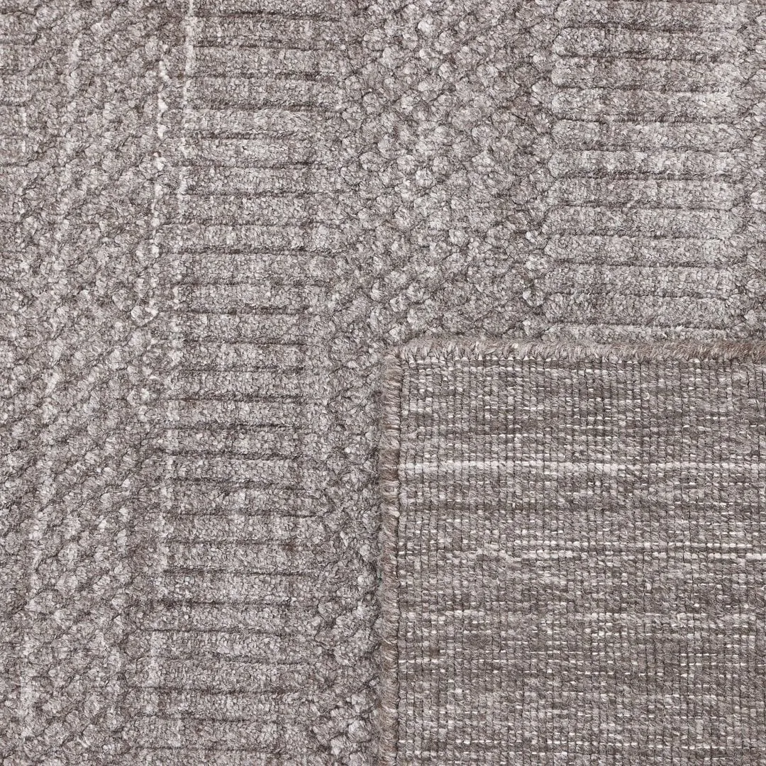 Overton Handmade Modern Contemporary Striped Area Rug