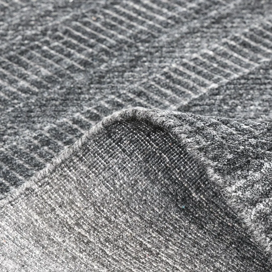 Overton Handmade Modern Contemporary Striped Area Rug