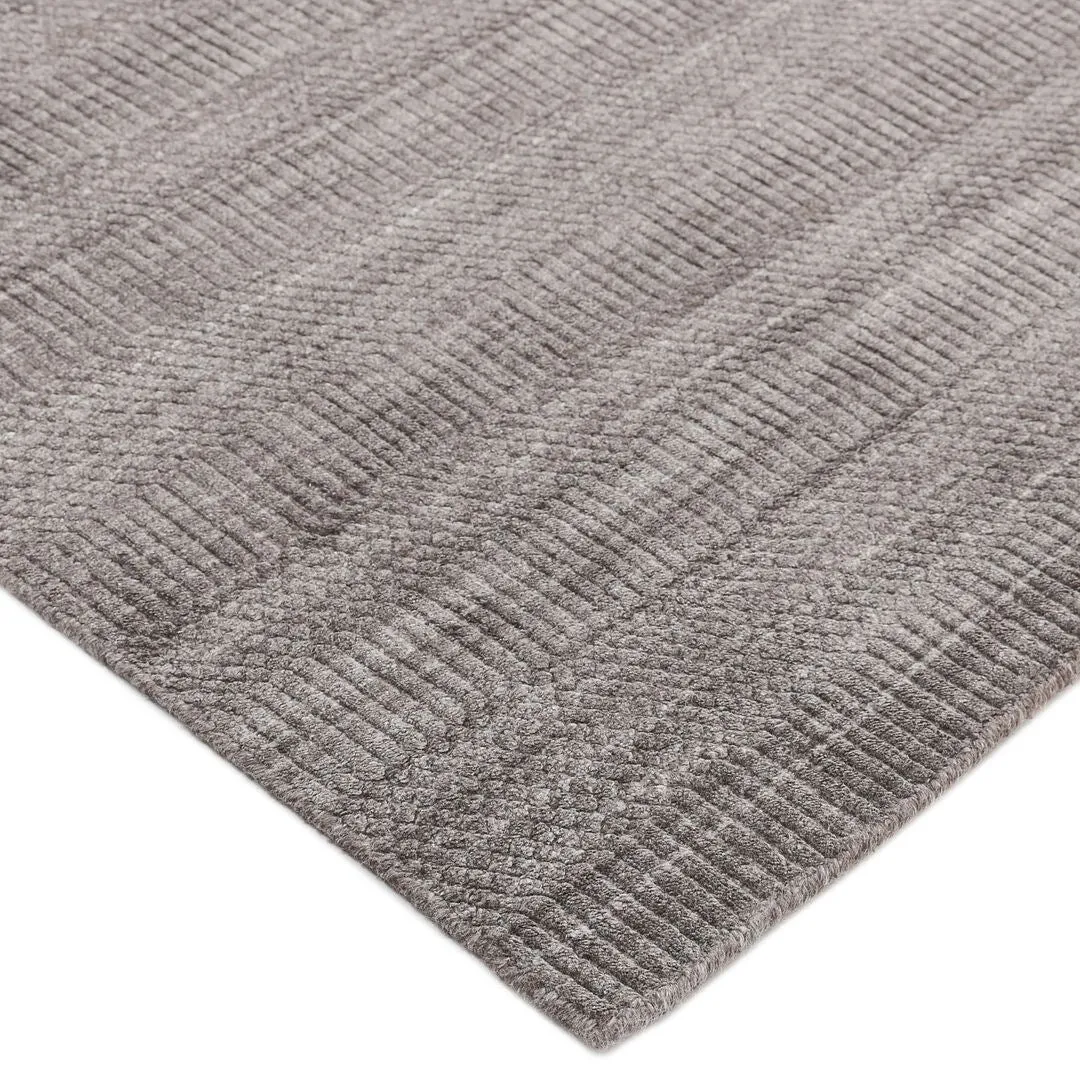 Overton Handmade Modern Contemporary Striped Area Rug