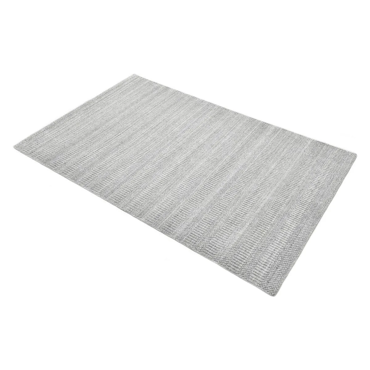 Overton Handmade Modern Contemporary Striped Area Rug