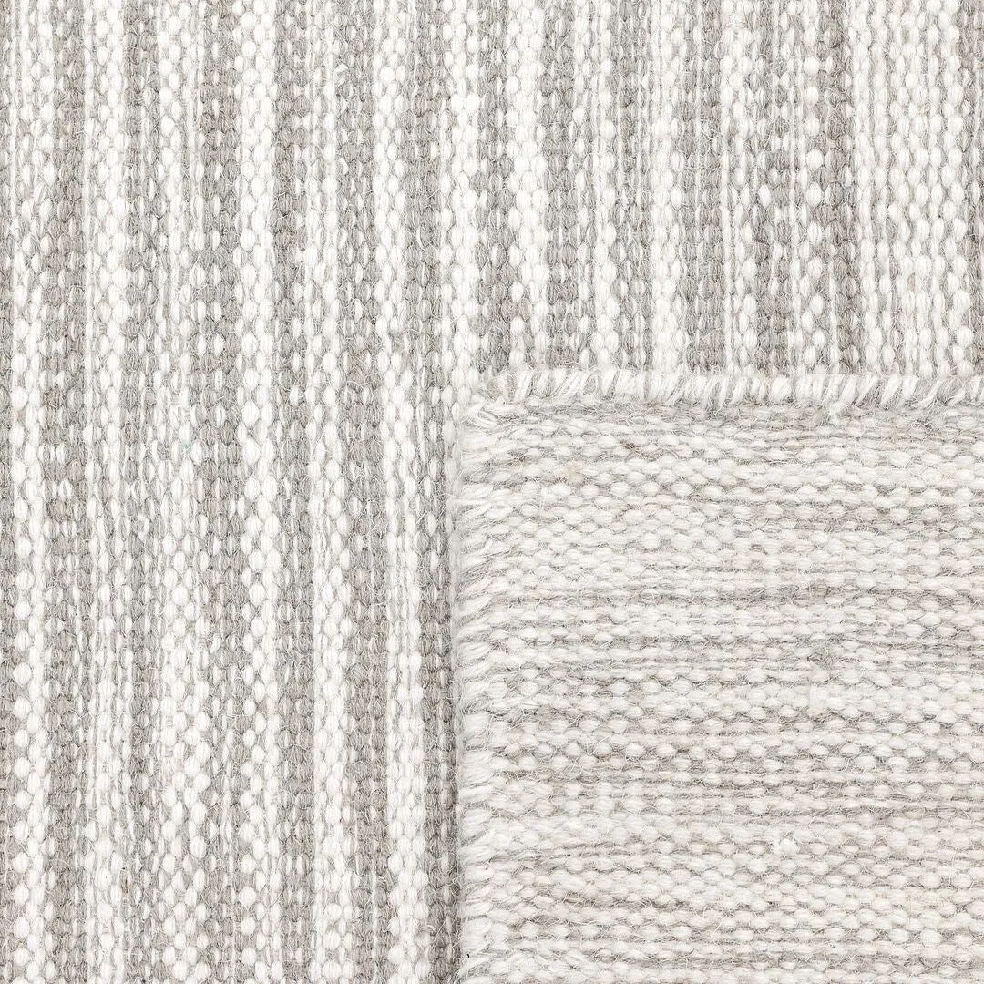 Overton Handmade Modern Contemporary Striped Area Rug