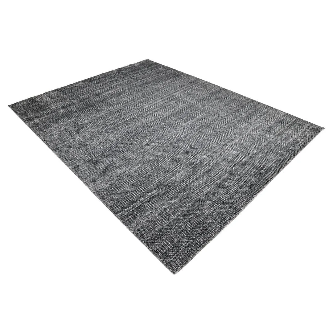 Overton Handmade Modern Contemporary Striped Area Rug