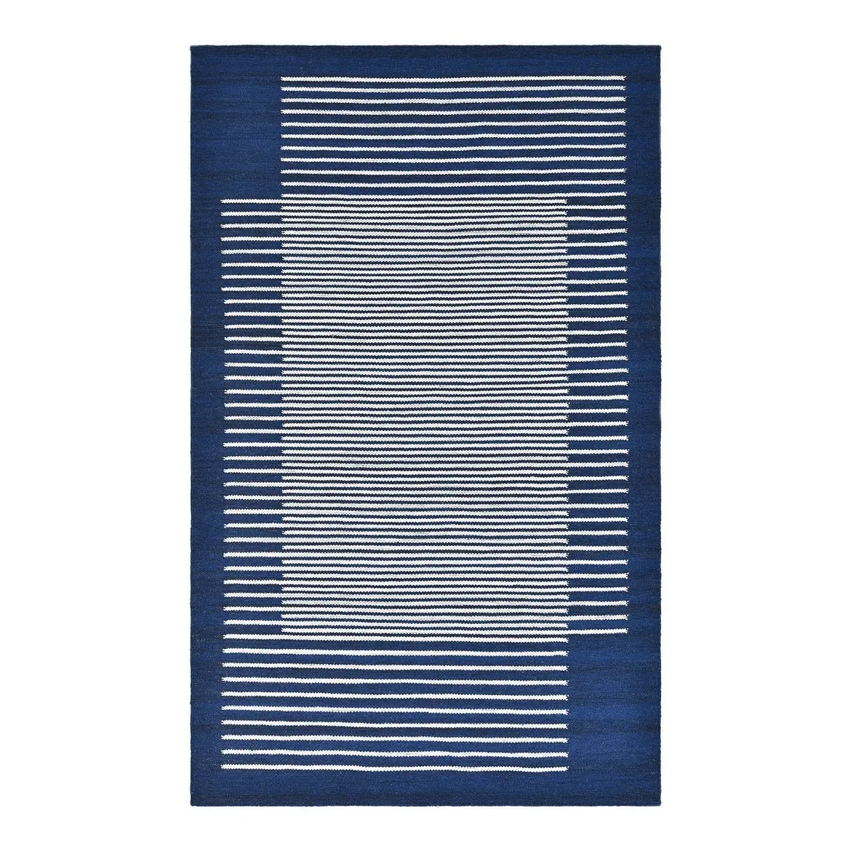 Overton Handmade Modern Contemporary Striped Area Rug