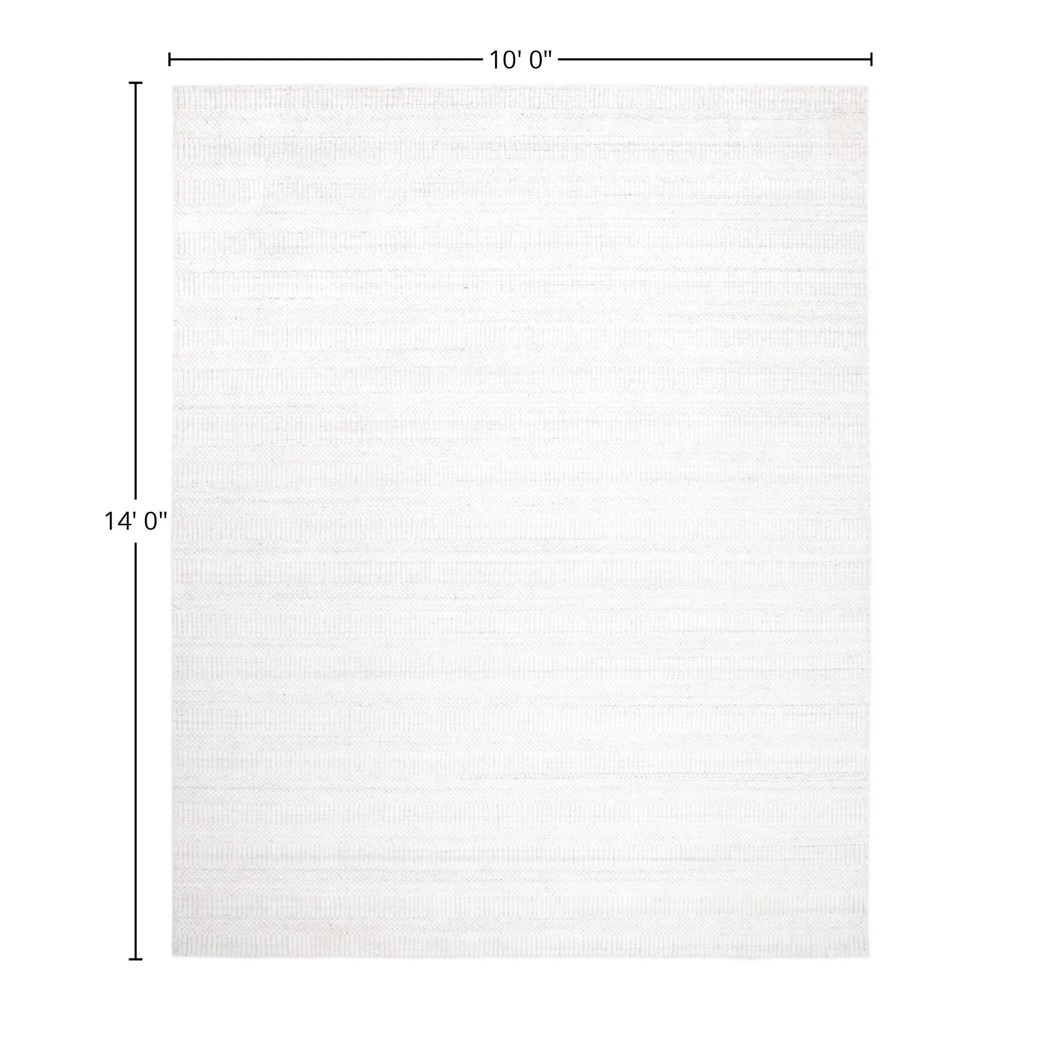 Overton Handmade Modern Contemporary Striped Area Rug