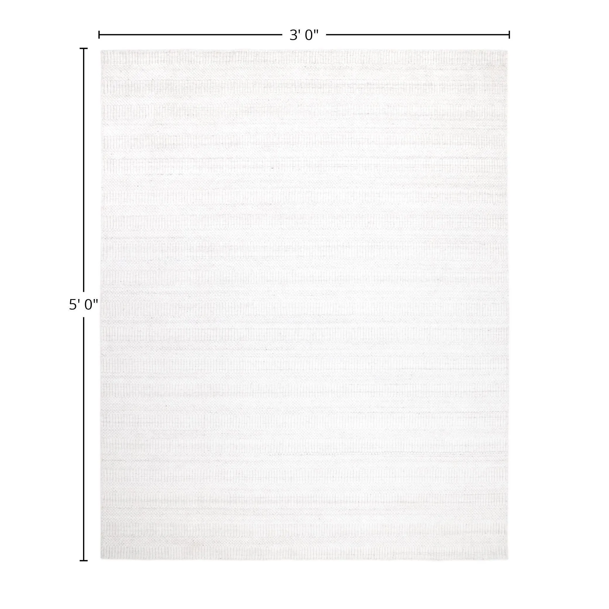 Overton Handmade Modern Contemporary Striped Area Rug