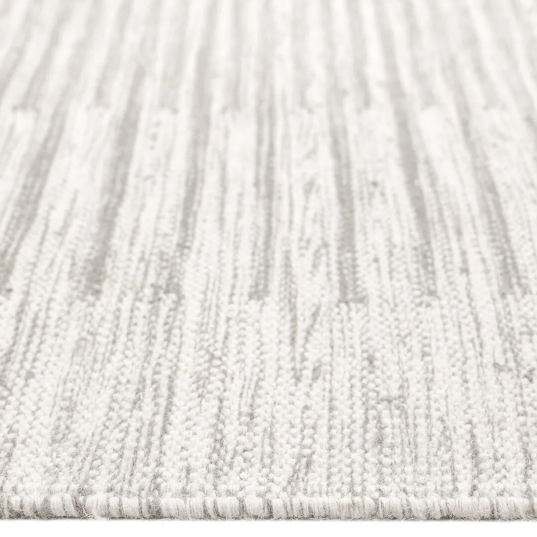 Overton Handmade Modern Contemporary Striped Area Rug